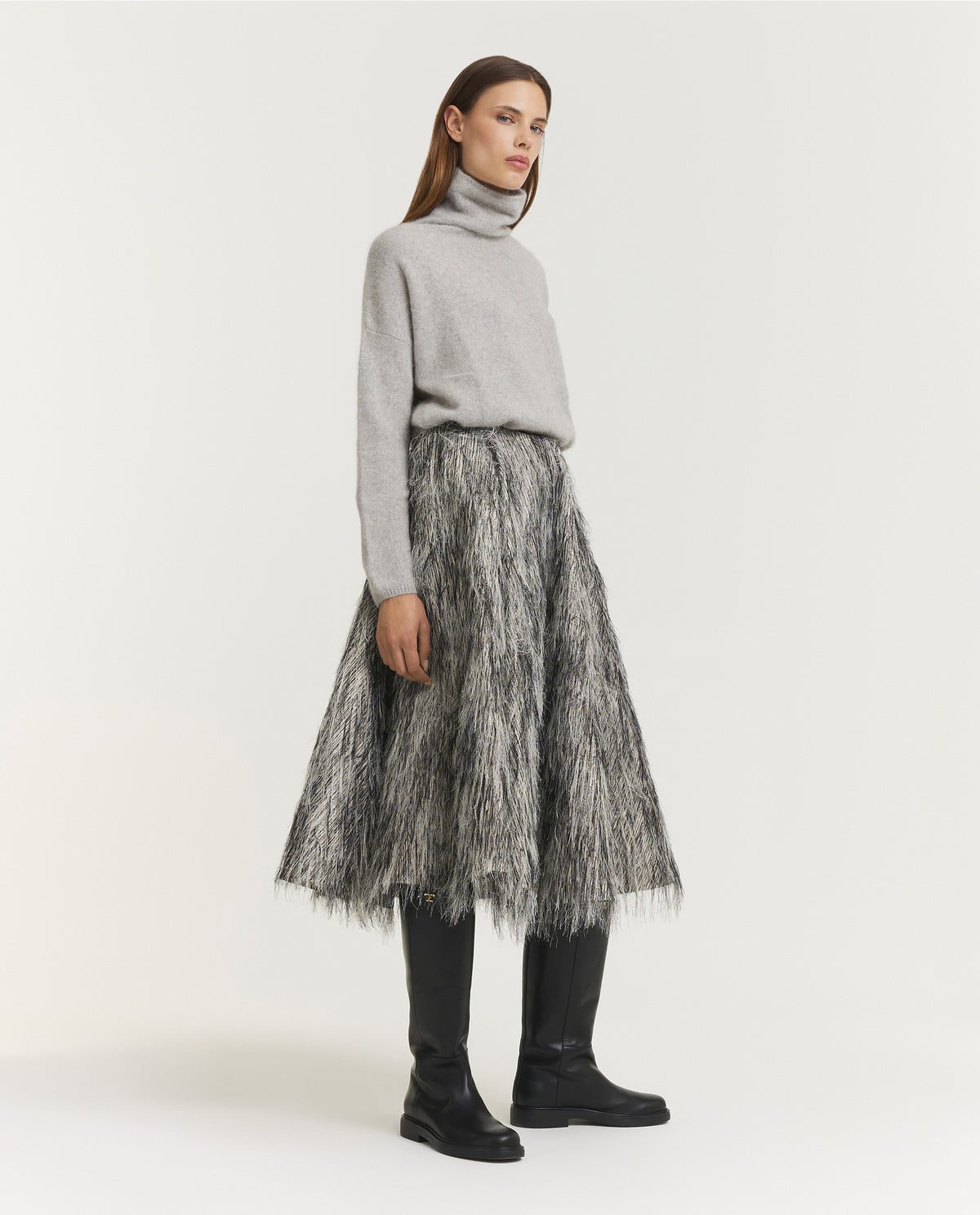 Wool Blend Turtleneck
