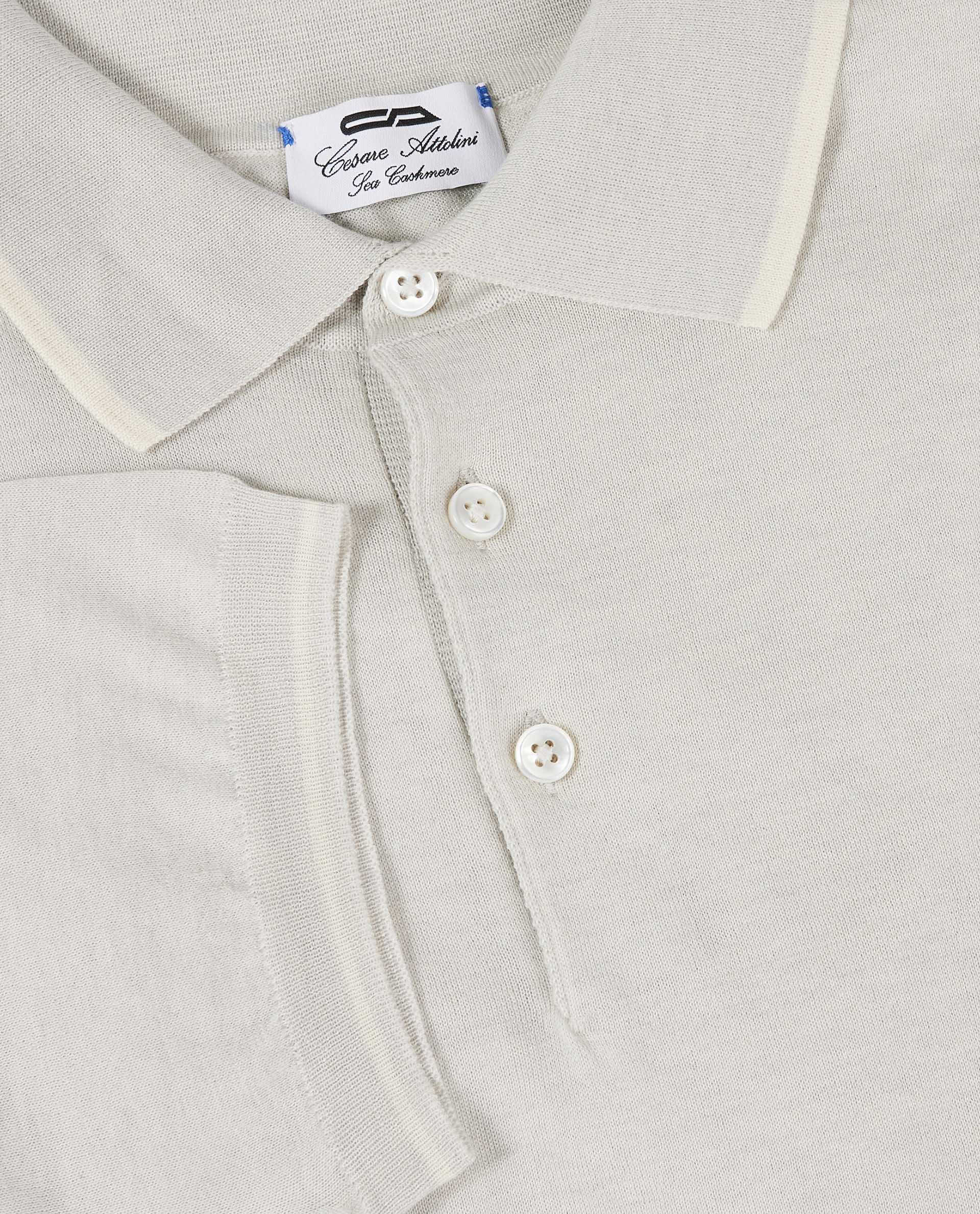 Katoen Cashmere Poloshirt