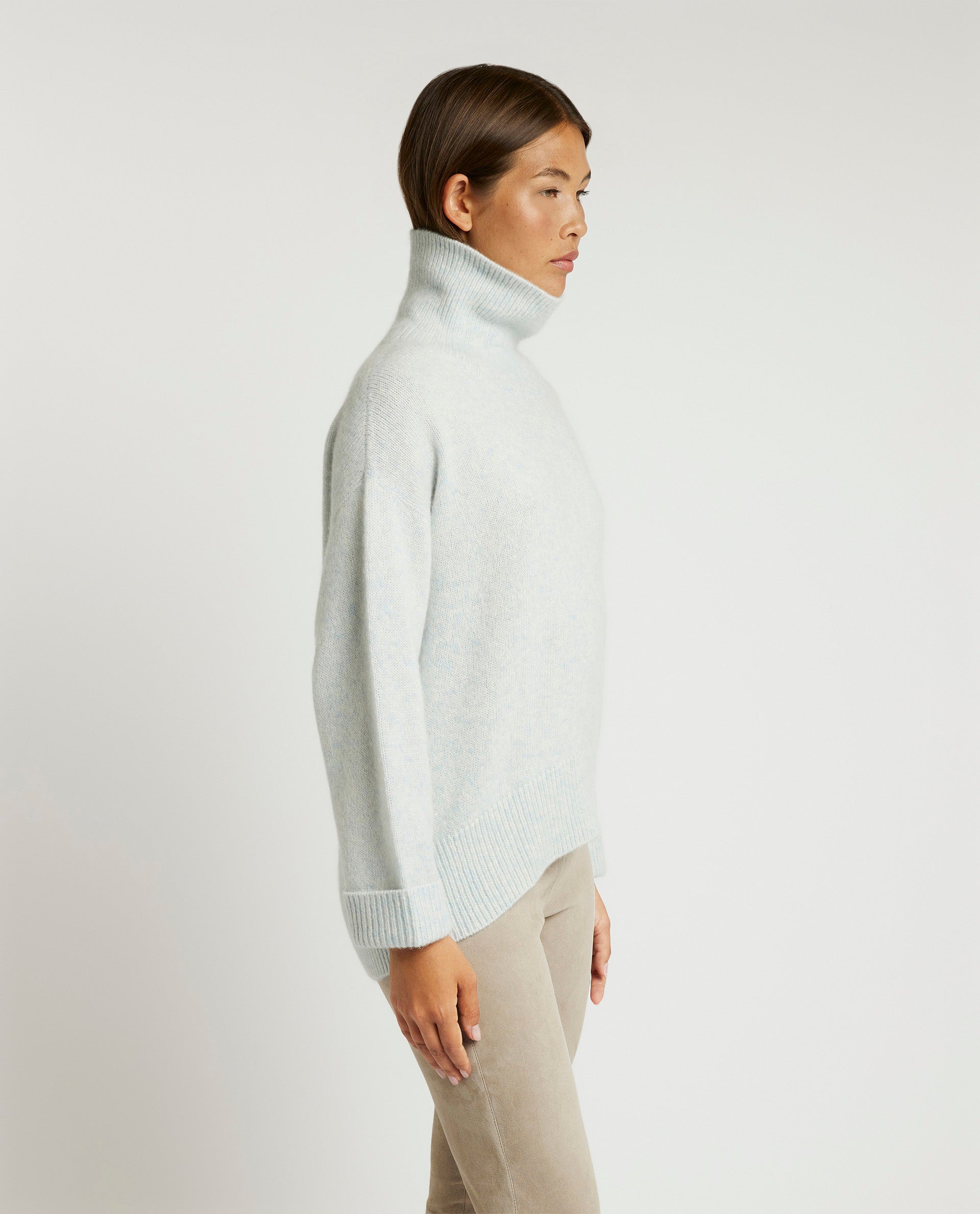 Cashmere-silk sweater