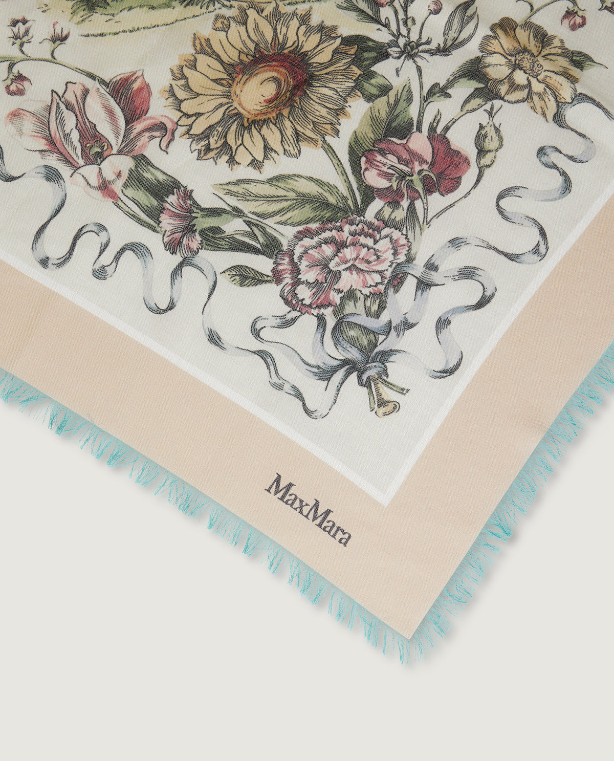 Zijden Frida Shawl - Ecru