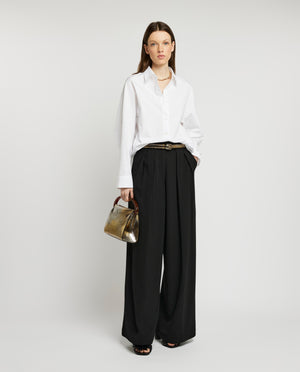 Wide leg trousers