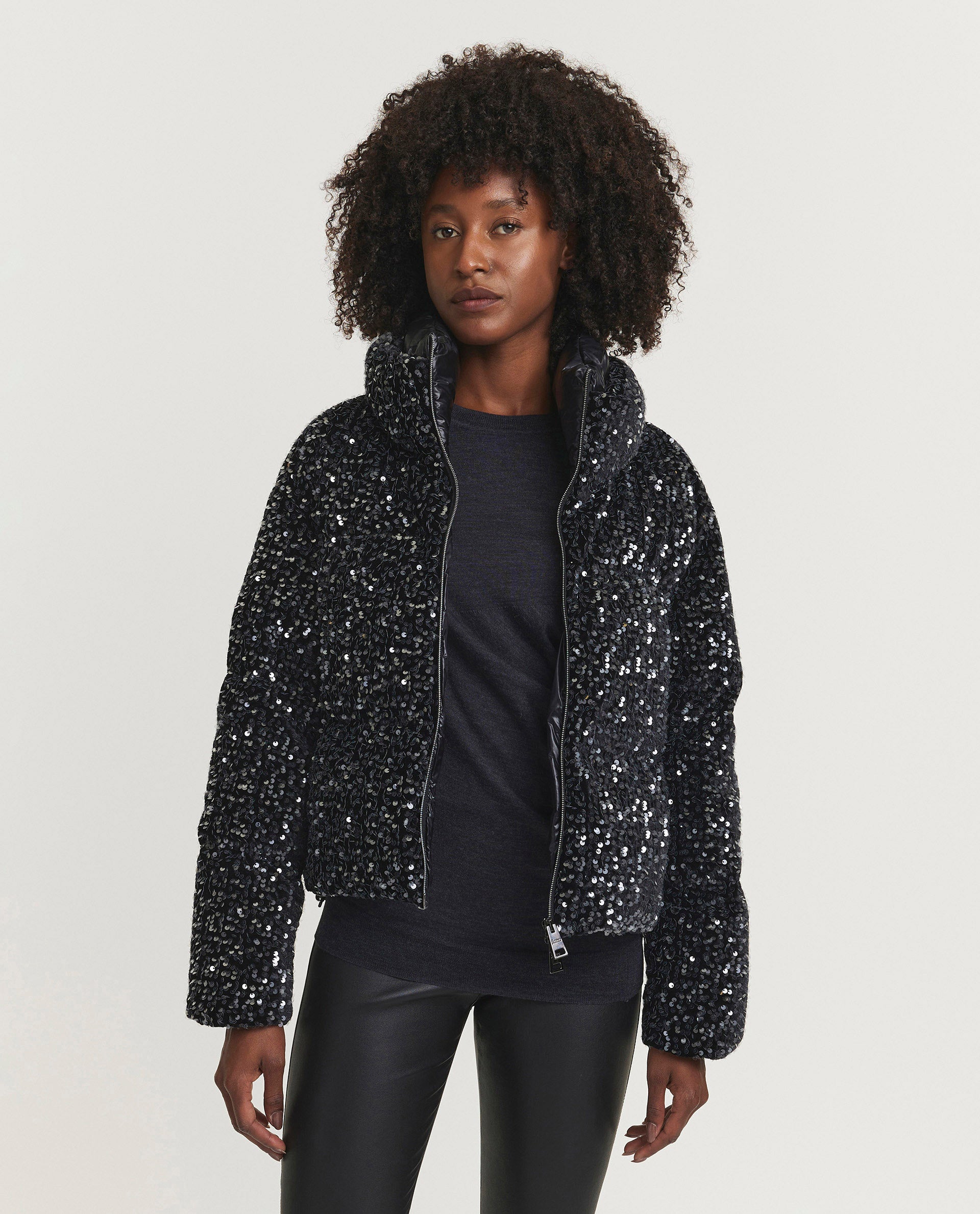 Jacket with sequins 
