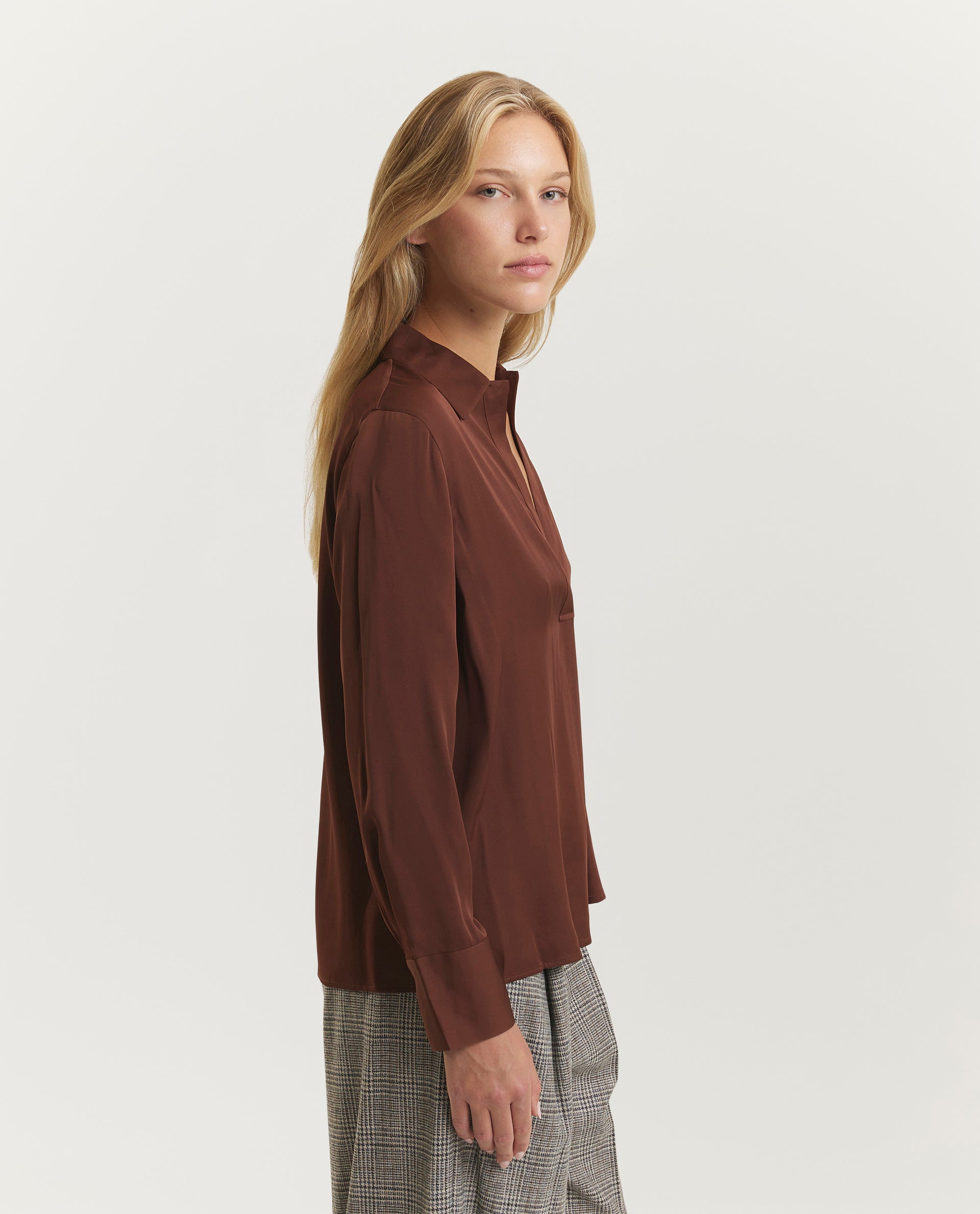 Zijden blouse