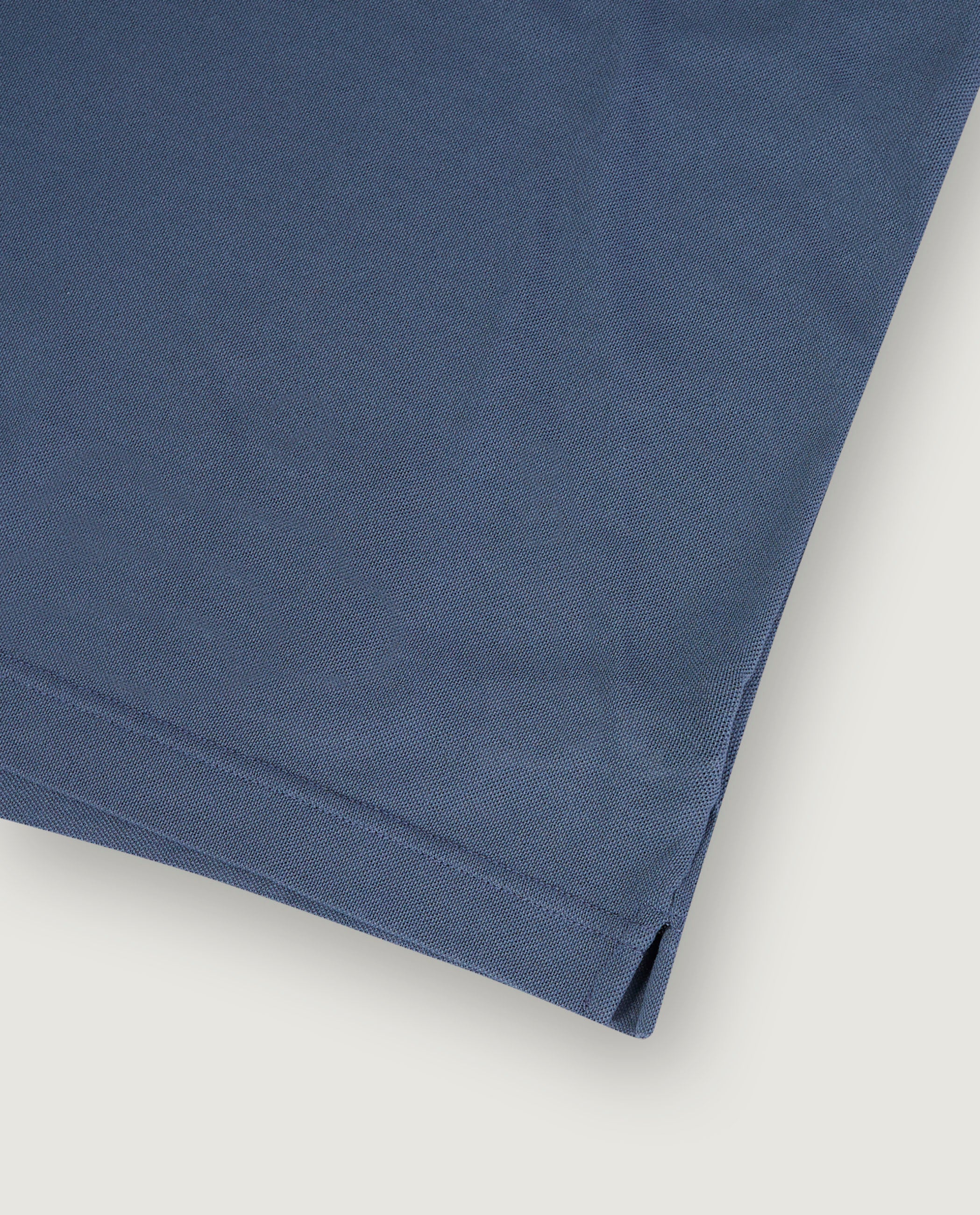 Ice Cotton Pique Polo - Blauw