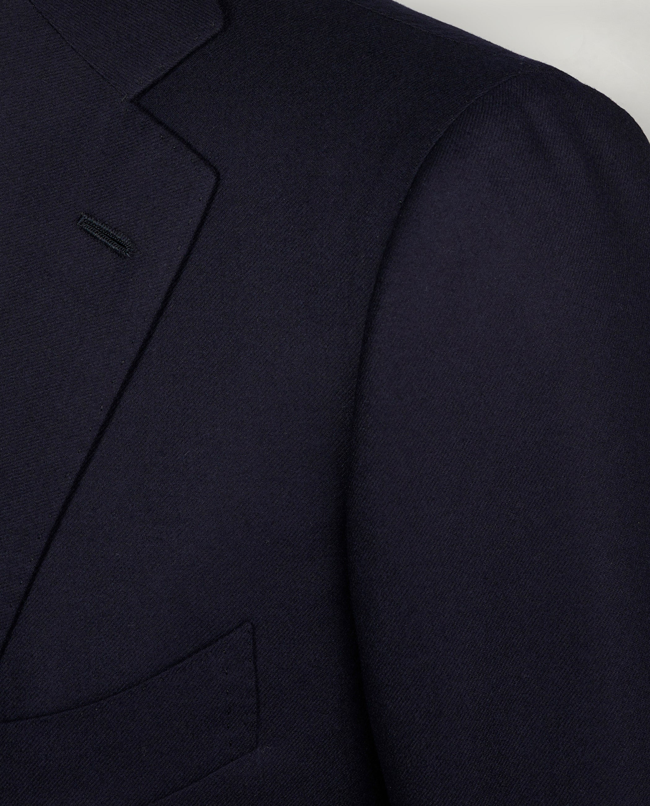 Handgemaakt Flannel 2-delig Pak - Donkerblauw