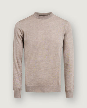 Cashmere Zijden Trui - Lichtbruin