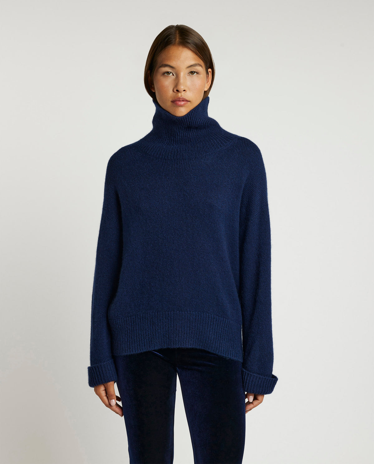 Cashmere-silk sweater