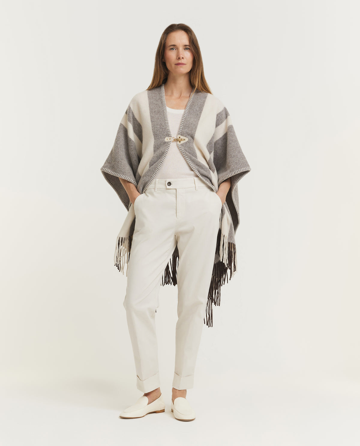 Cotton Blend Trousers