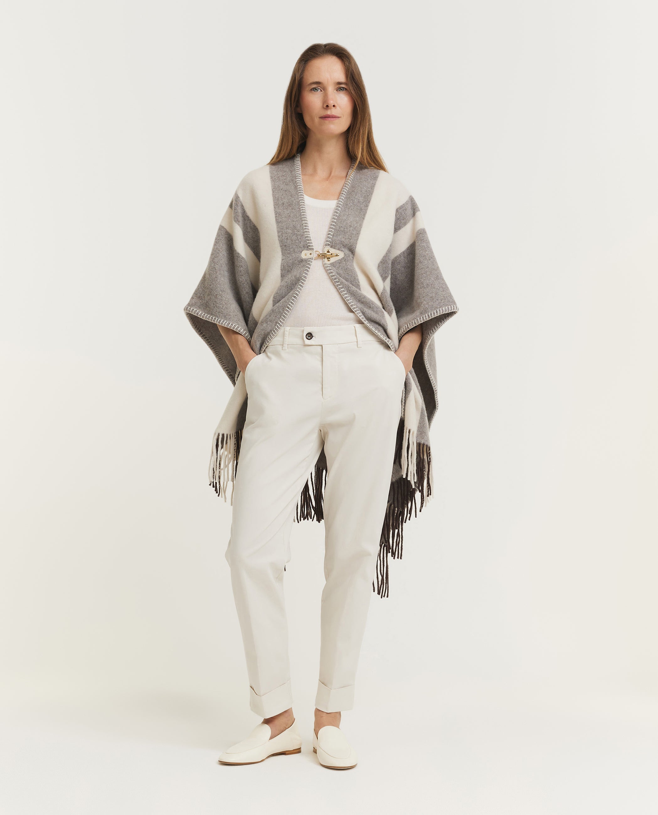 Cotton Blend Trousers