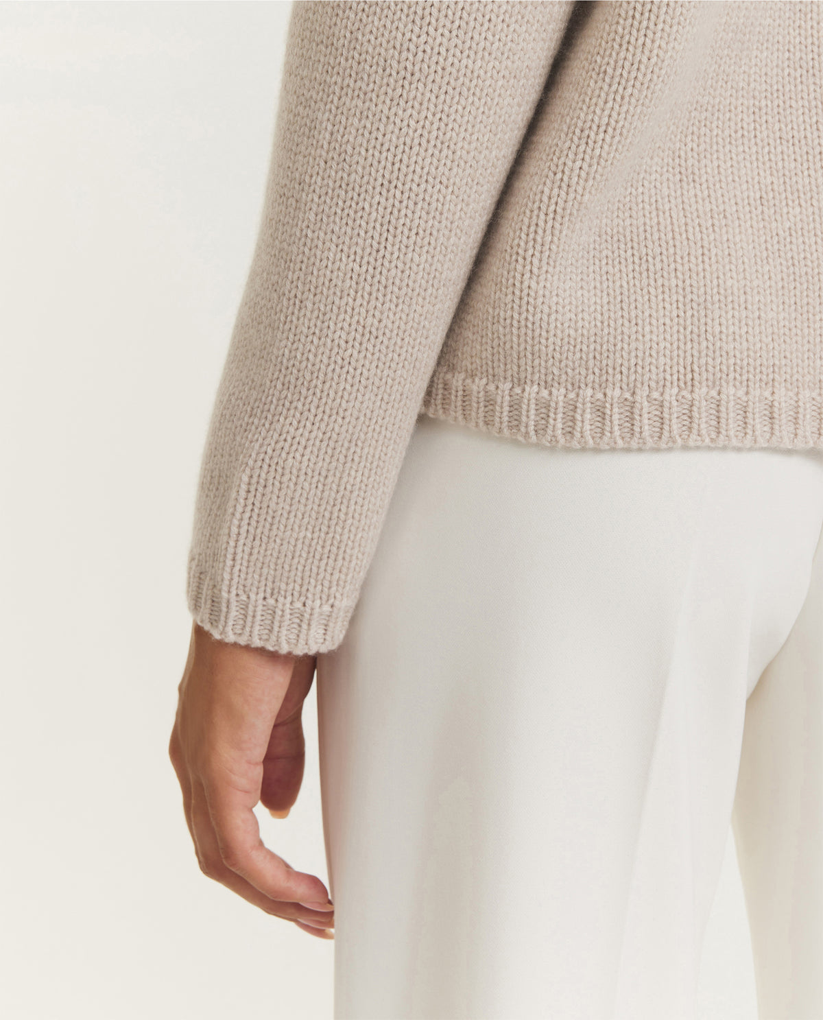 Coarse Crew Neck Sweater