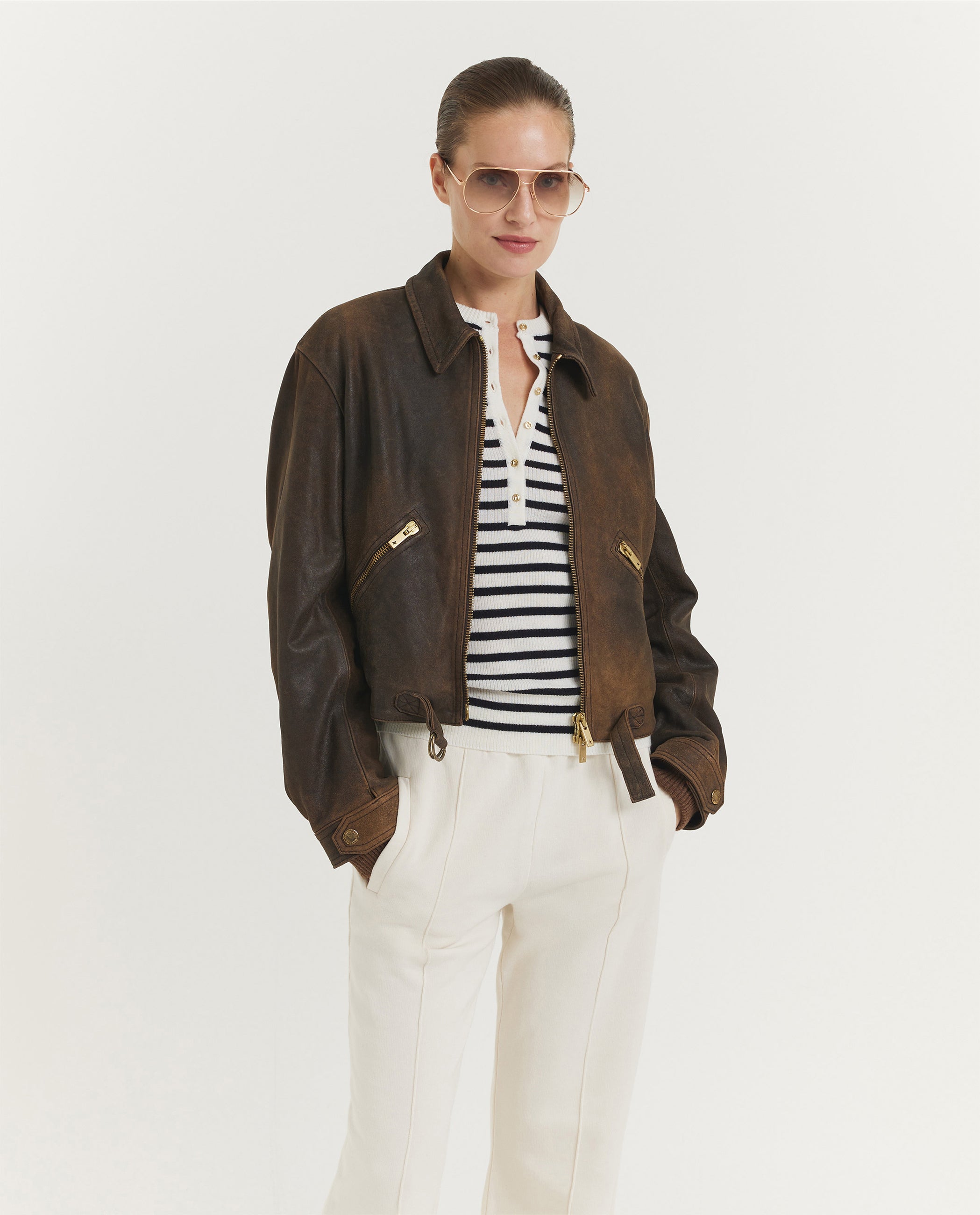 Short Leather Jacket