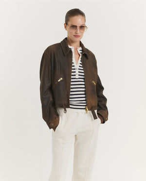 Short Leather Jacket