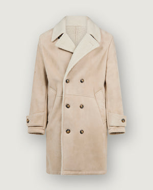 Double-Breasted Frumento Jas - Lichtbruin