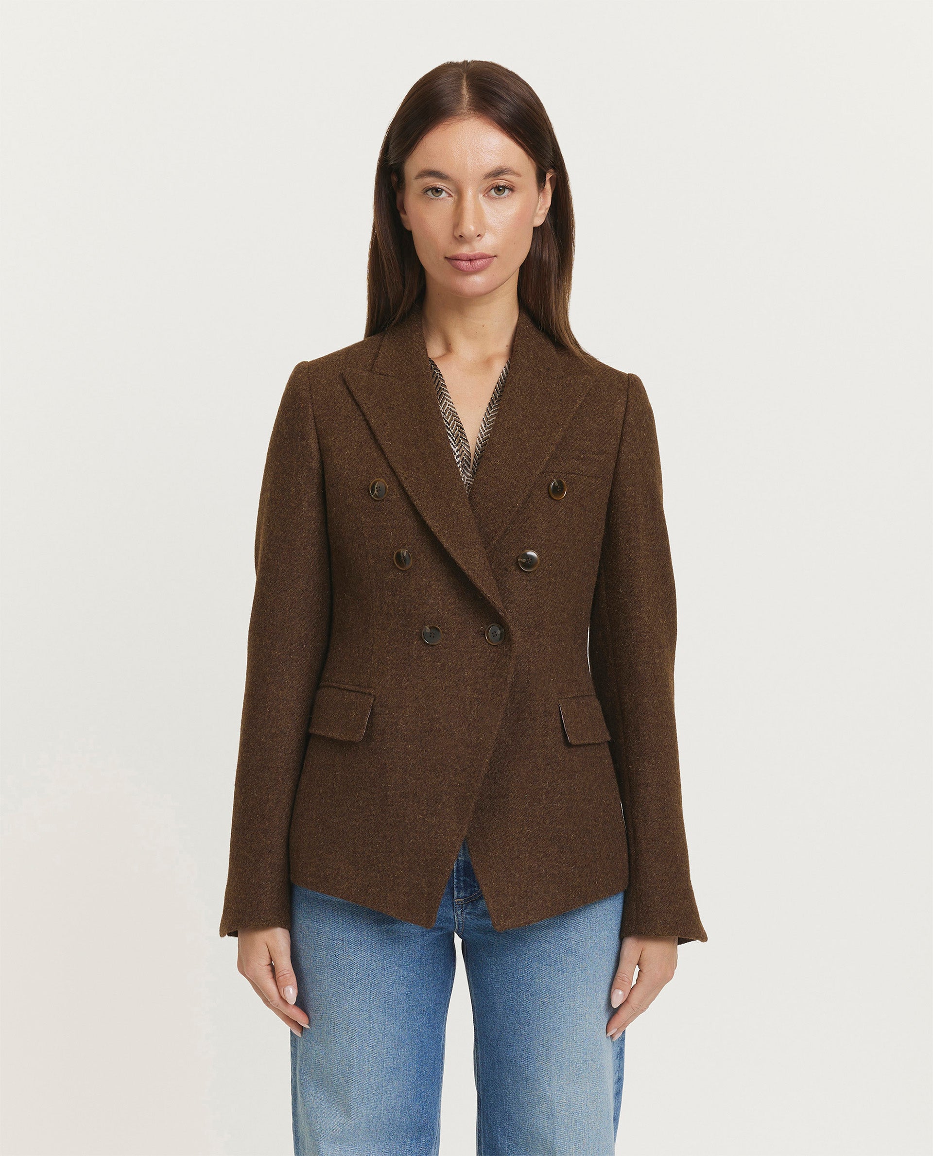 Getailleerde Wollen Blazer