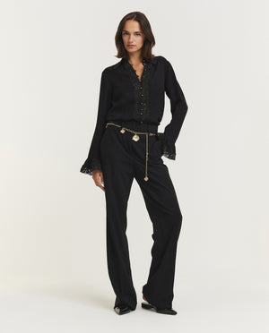 Straight Fit Trousers