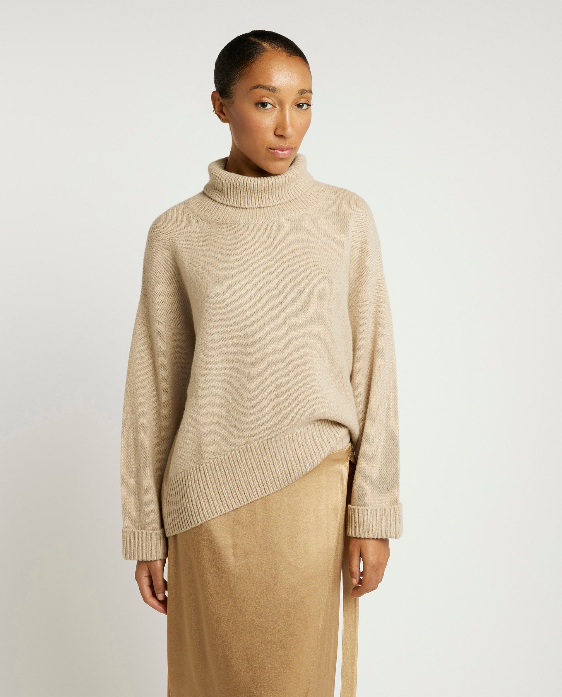 Cashmere-silk sweater