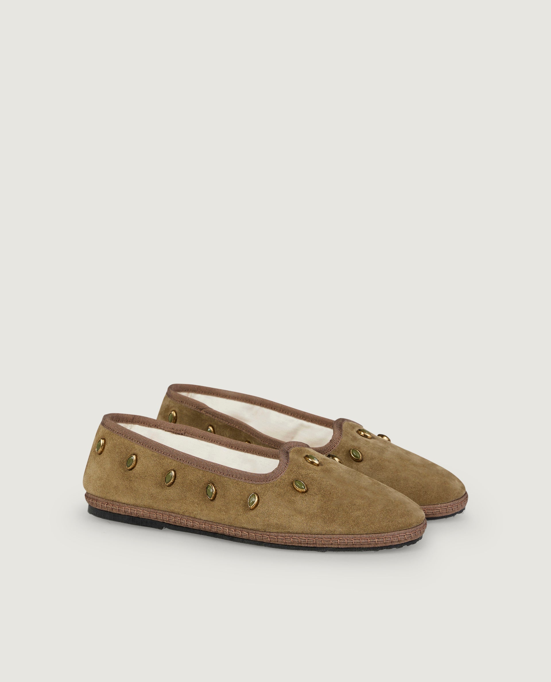 Fluwelen loafers