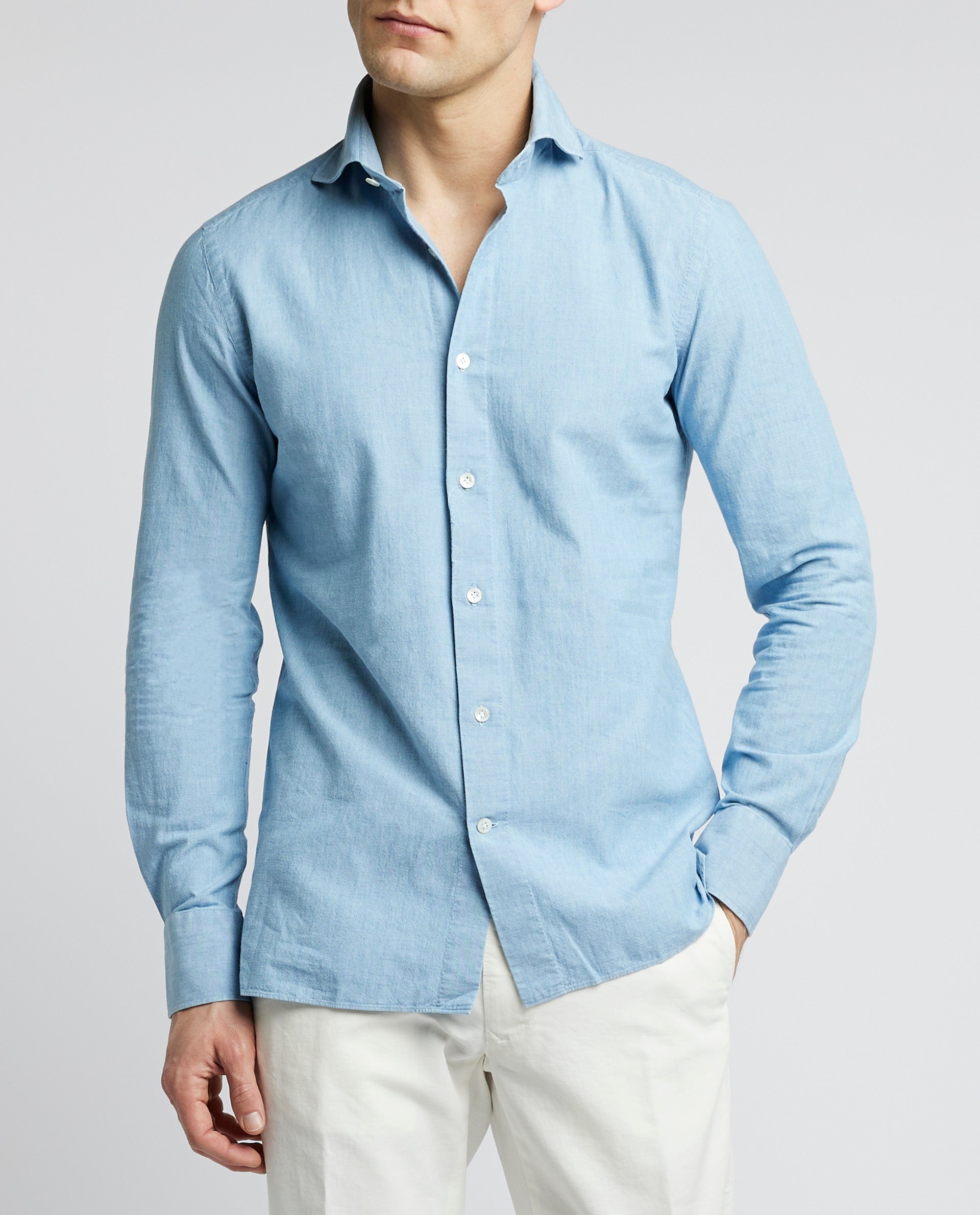 Oxford Denim Chambray Shirt