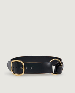 Leren Anita Riem - Zwart