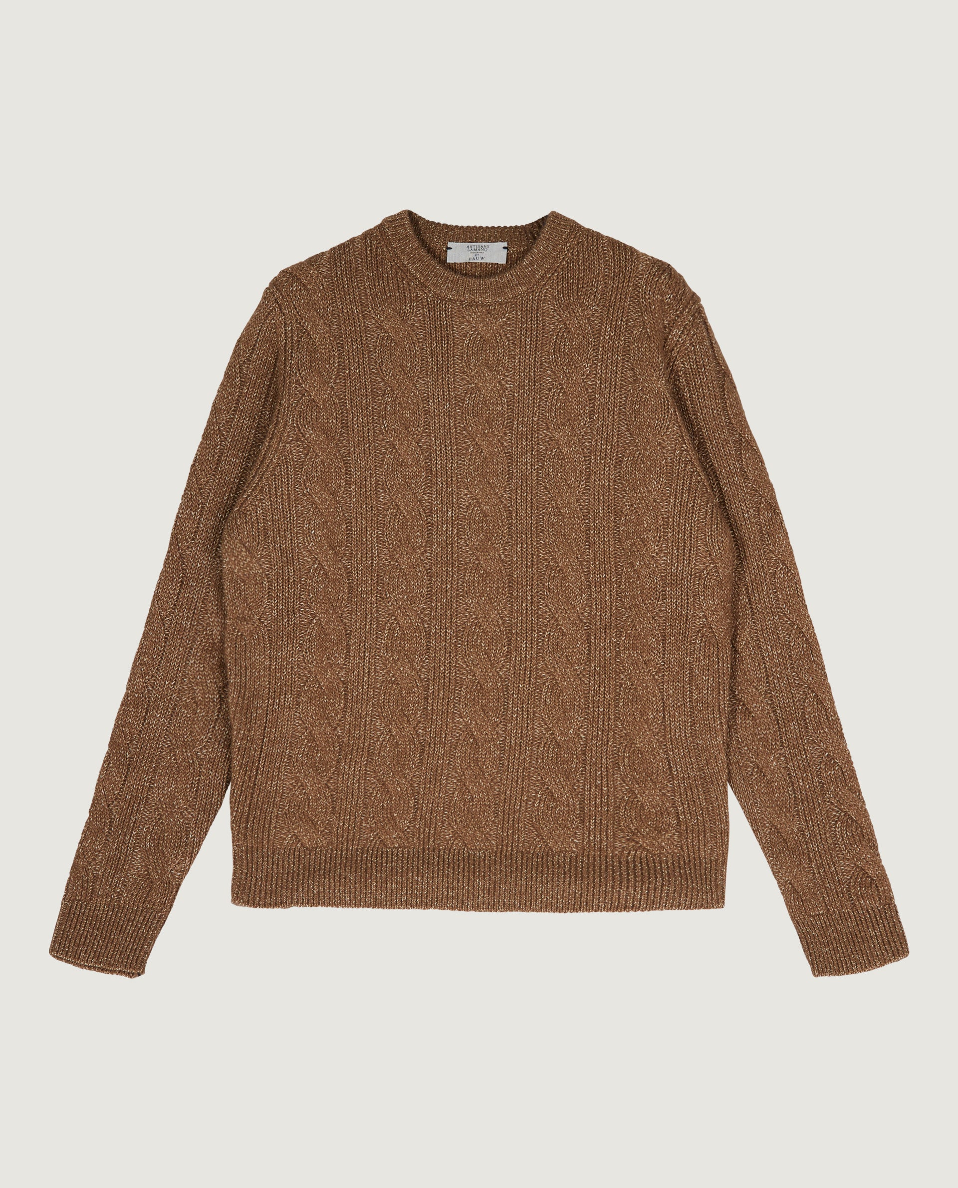 Cashmere Cable Crewneck