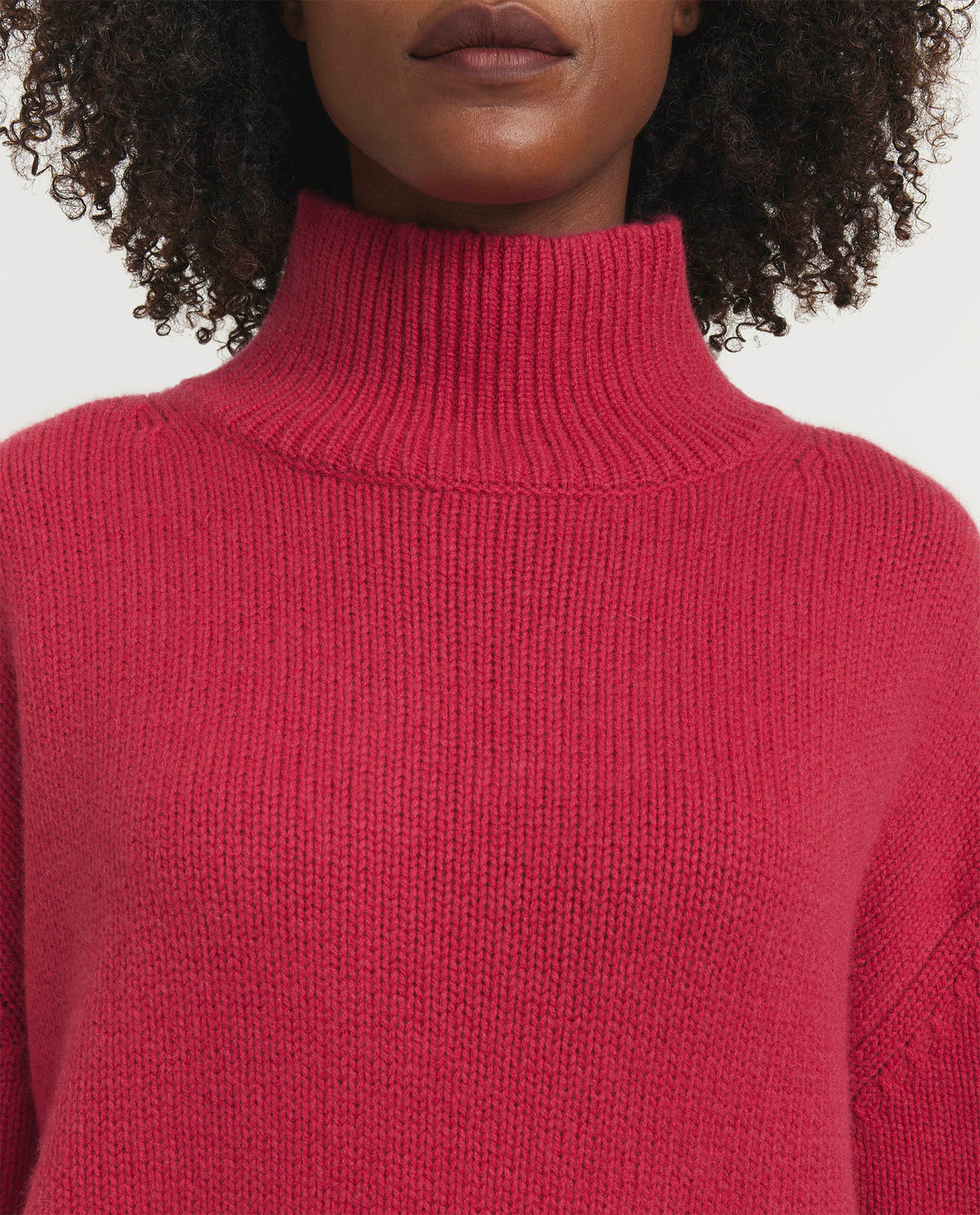 Knitted turtleneck sweater 