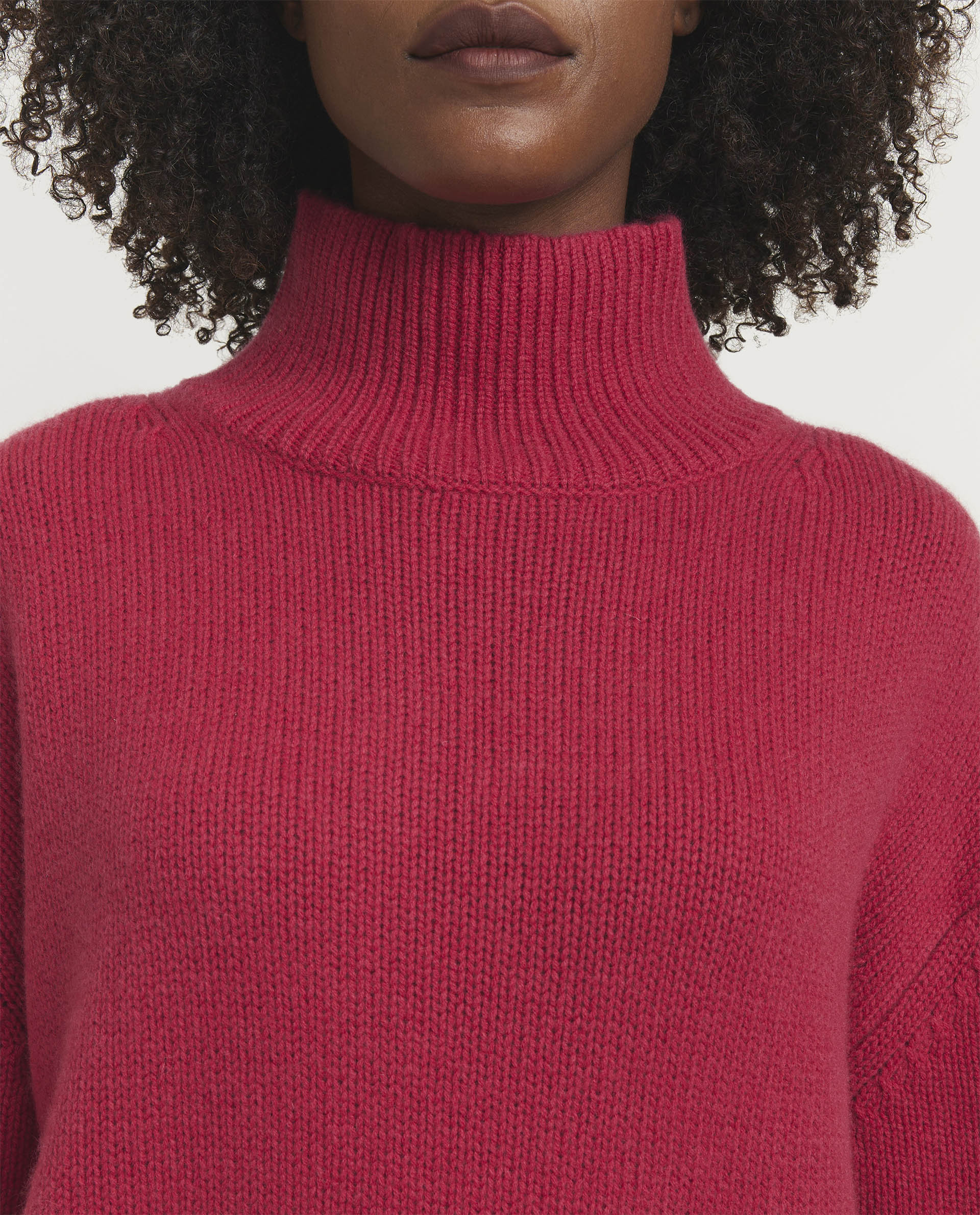 Knitted turtleneck sweater 