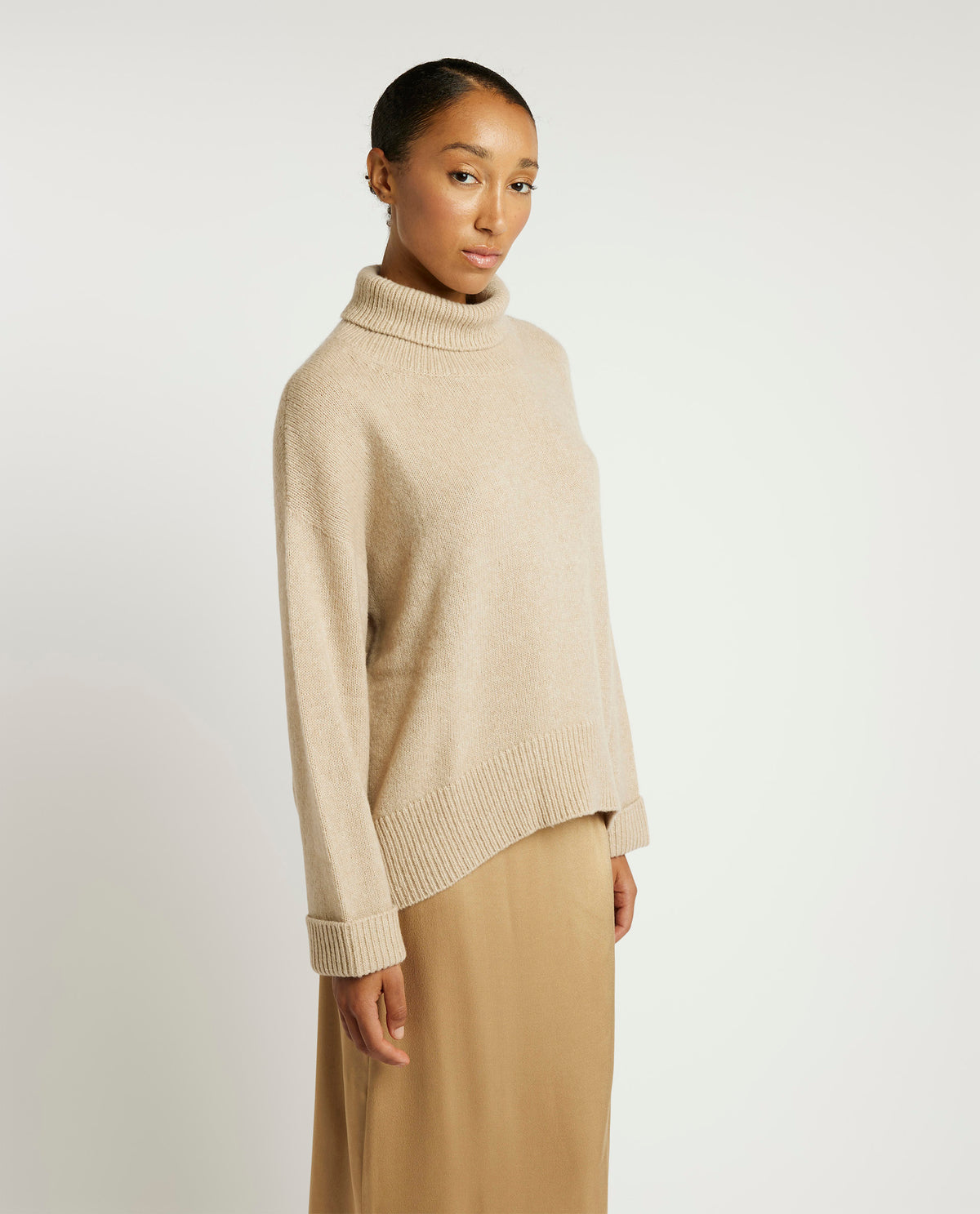 Cashmere-silk sweater