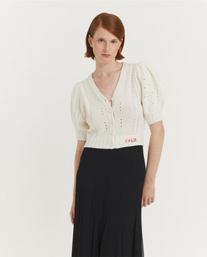 Wool Cashmere Cardigan