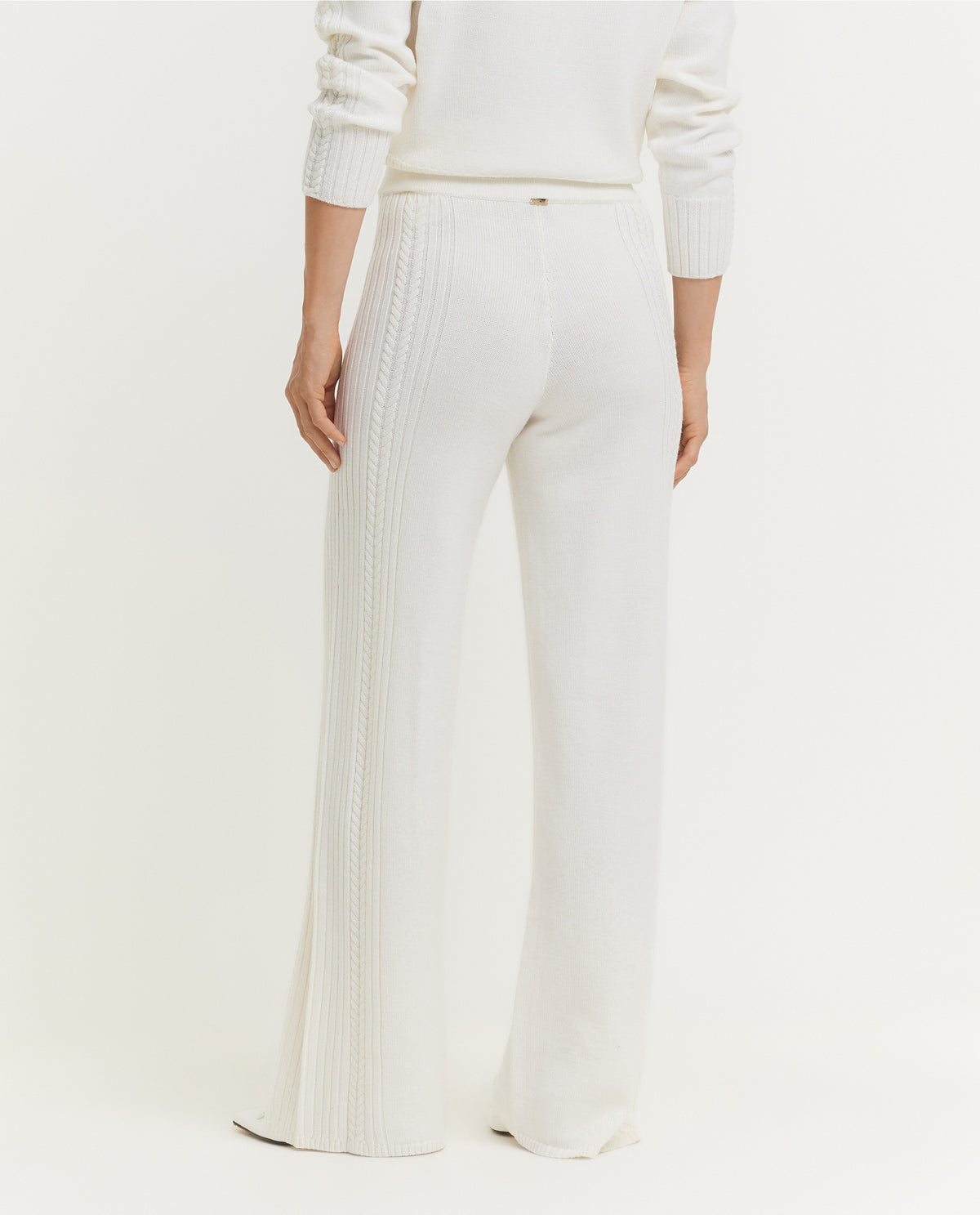 Wool Cable Trousers