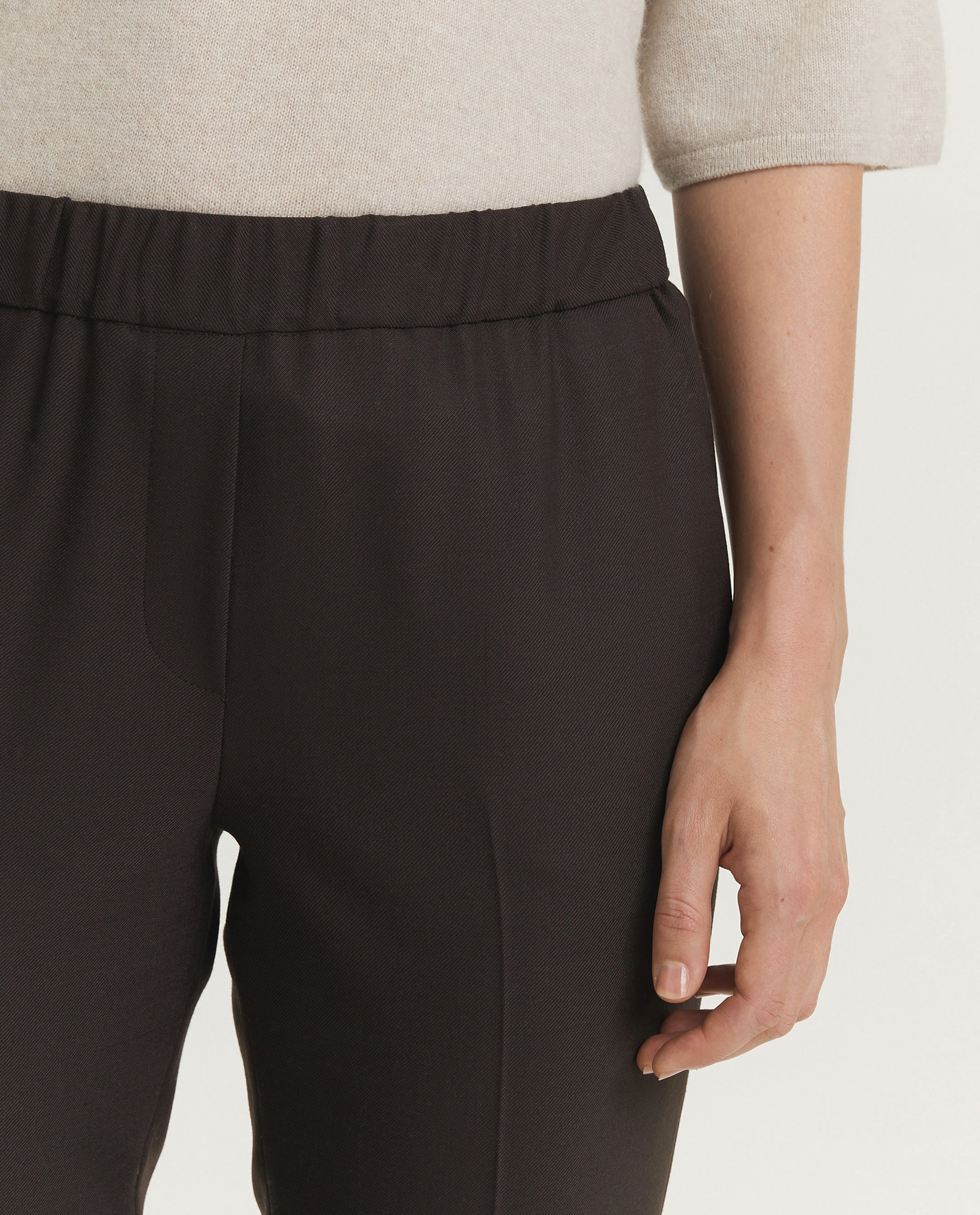 Cigarette Pantalon - Bruin