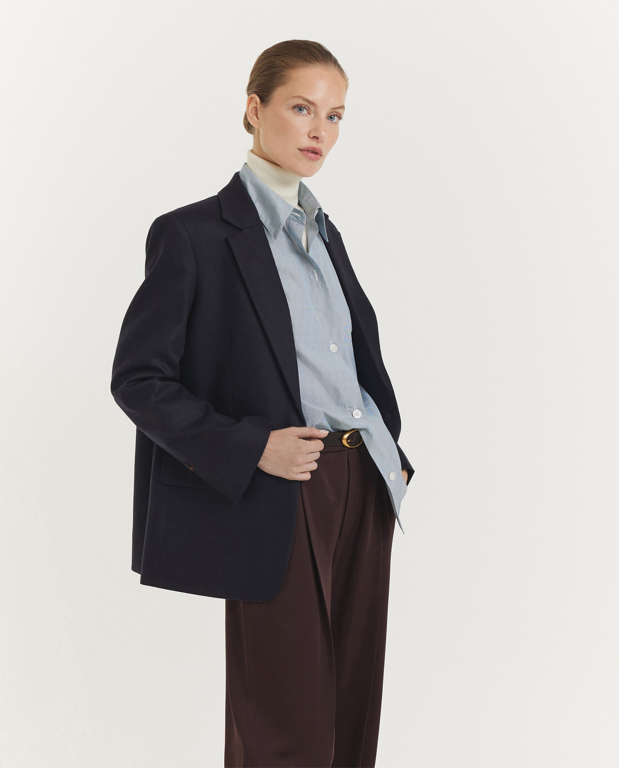 Wool Cashmere Jillian Blazer