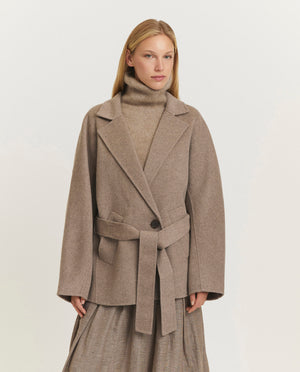 Coat from wool
