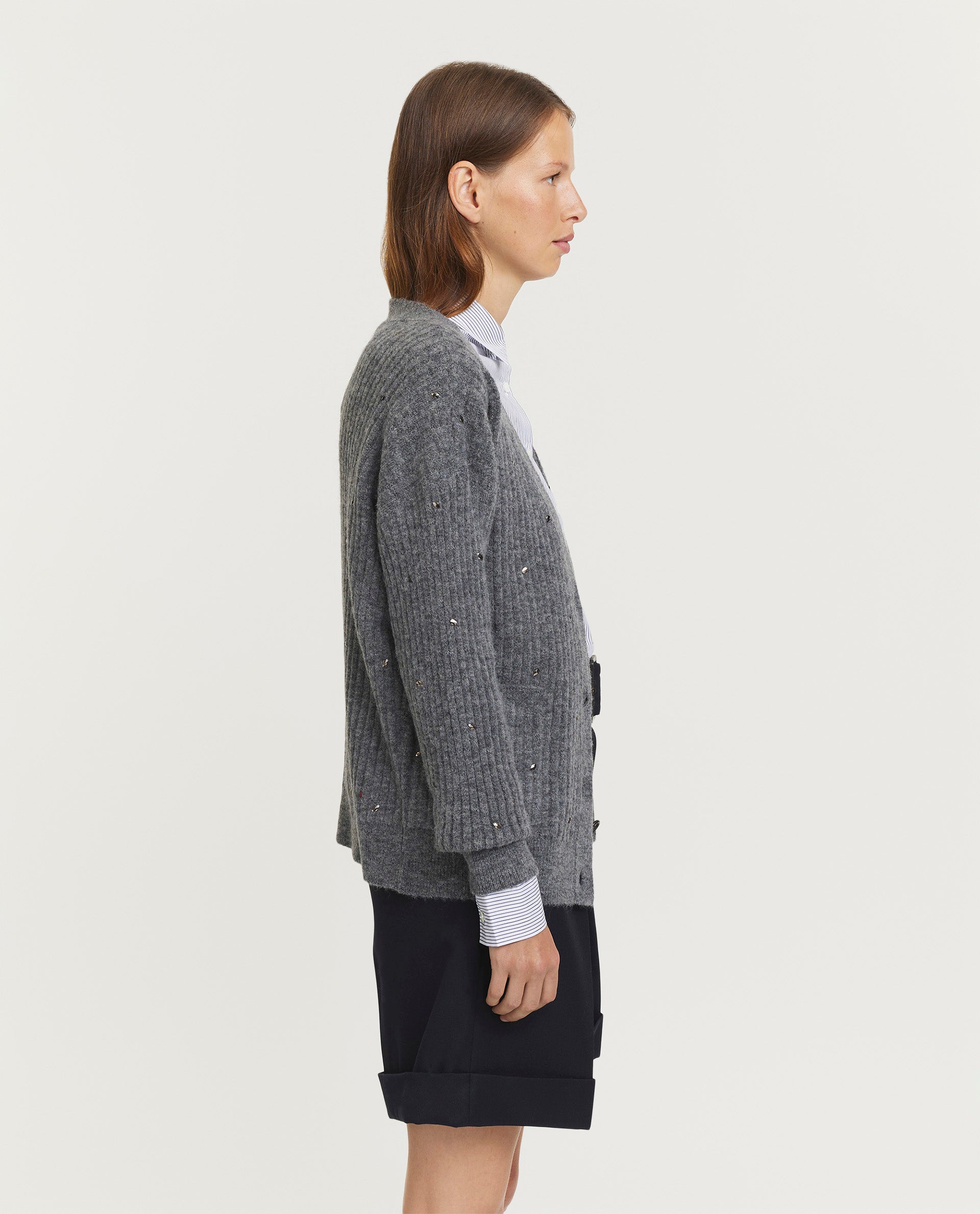 Wool cardigan