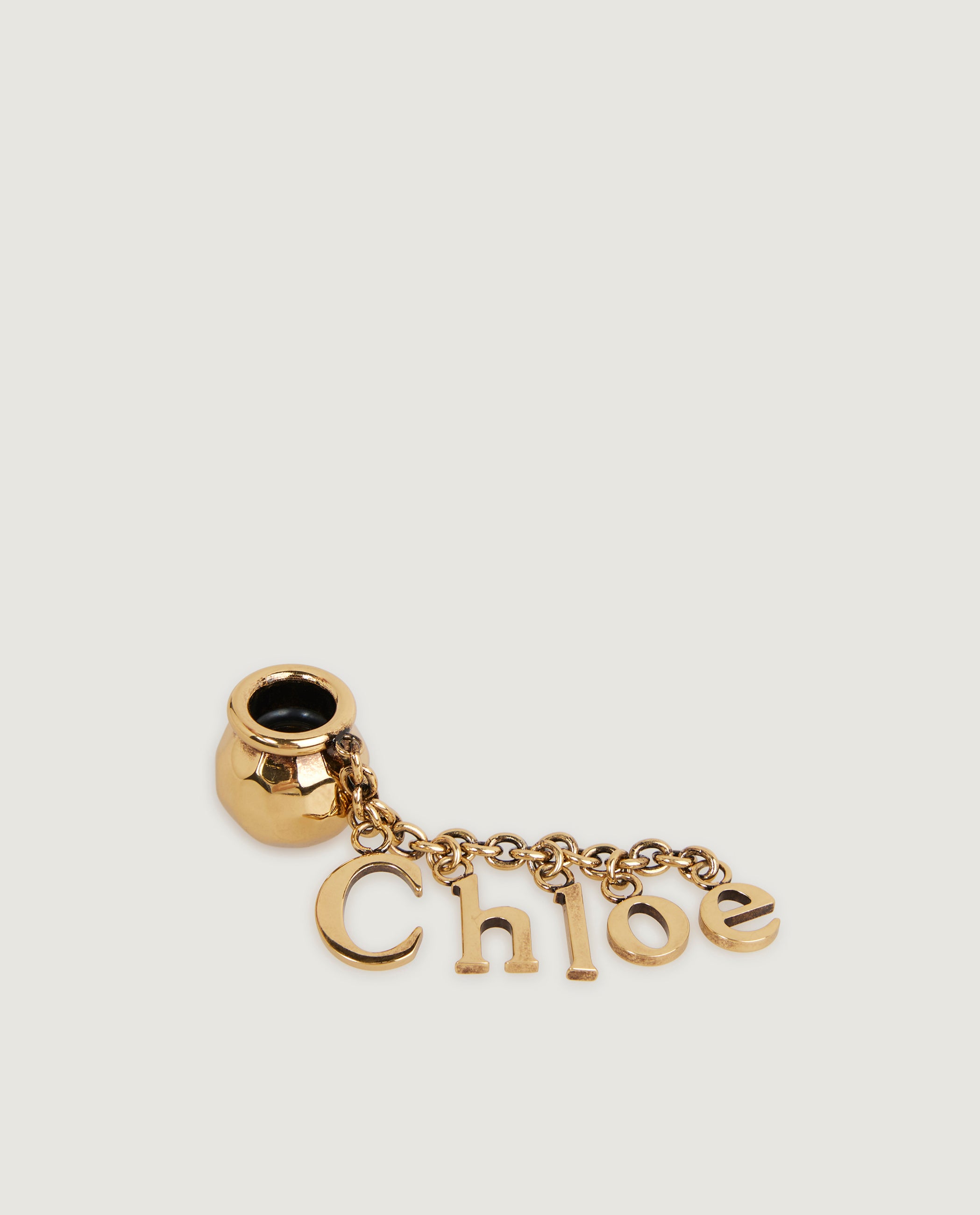 Letters Dice Bracelet Charm - Goud