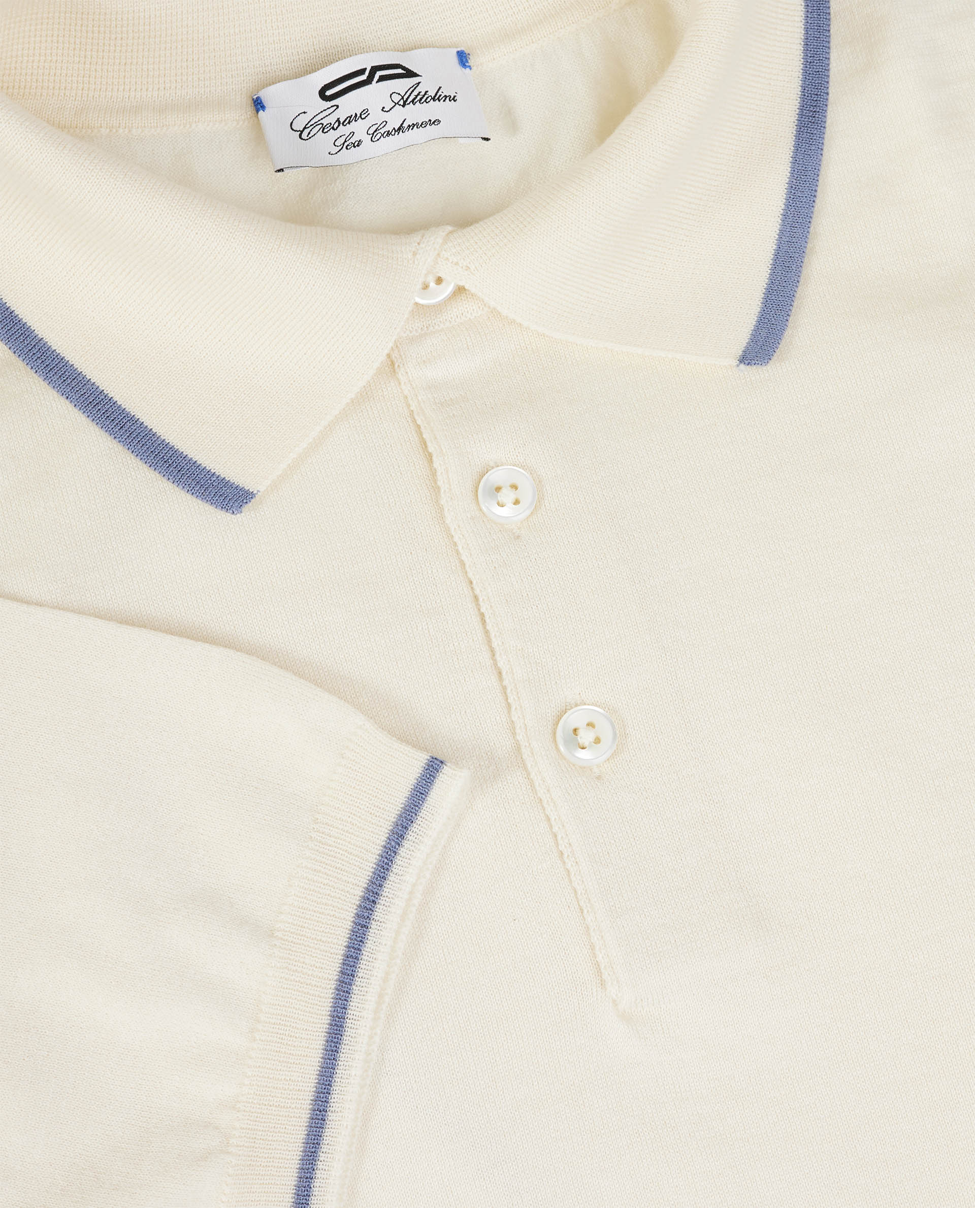 Katoen Cashmere Poloshirt