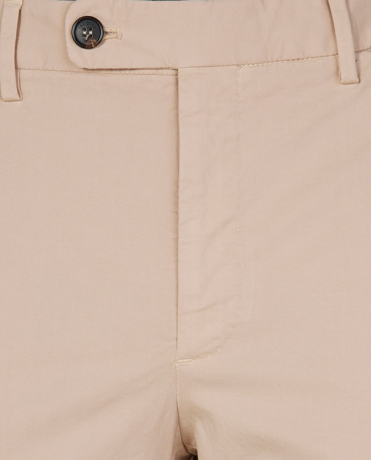 Katoen Stretch Chino - Lichtbruin