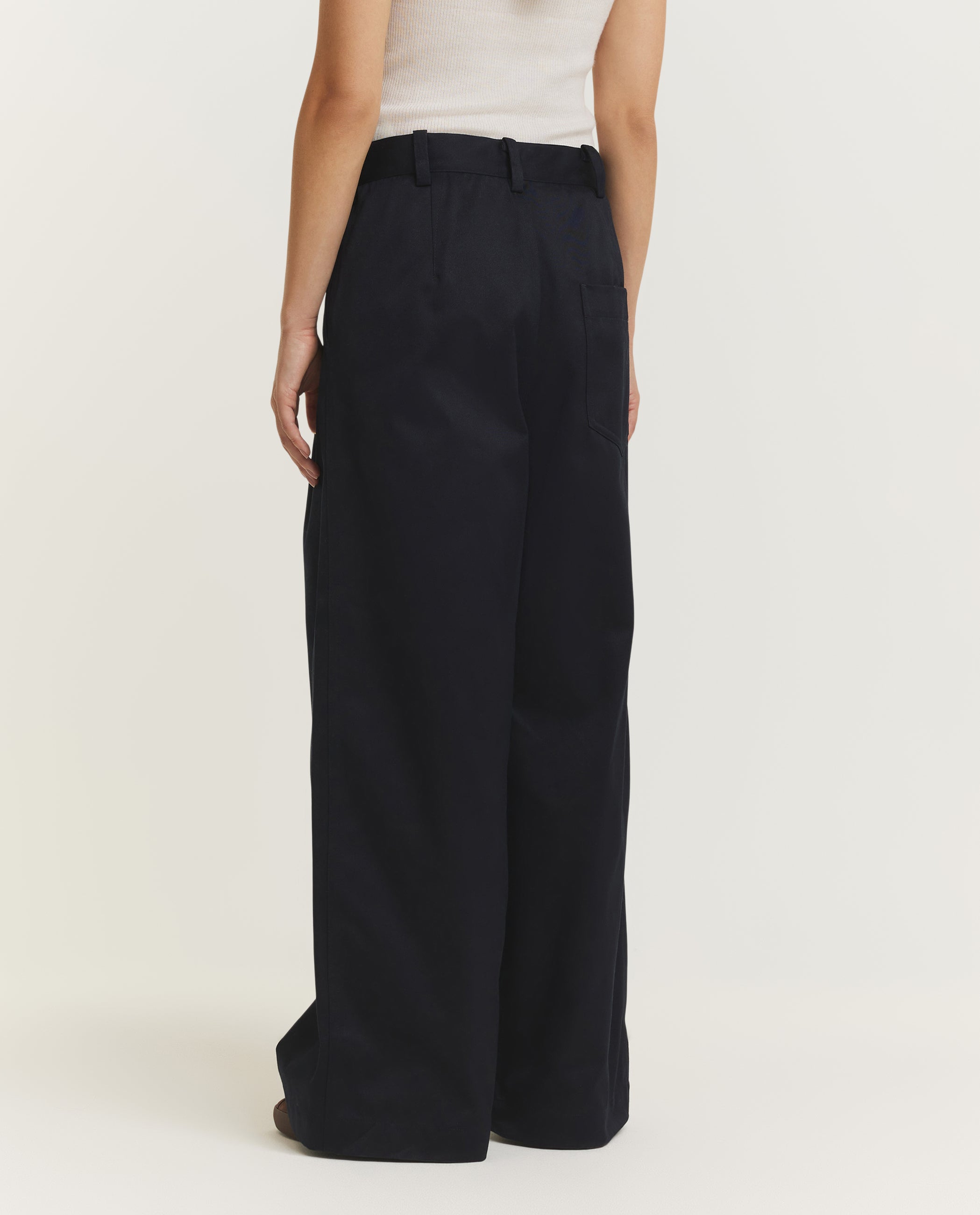 Wide Cotton Trousers