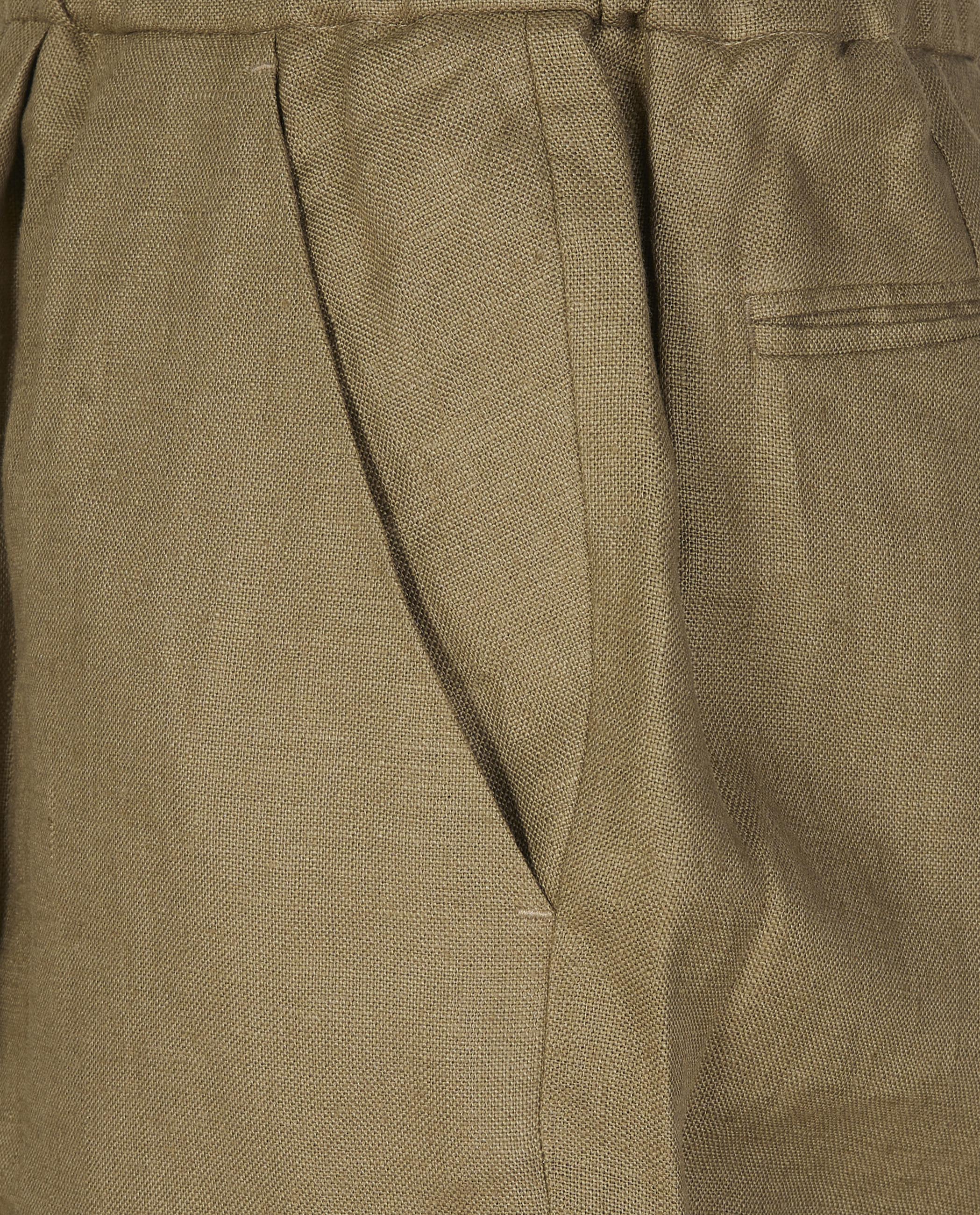 Pleated Linen Trousers