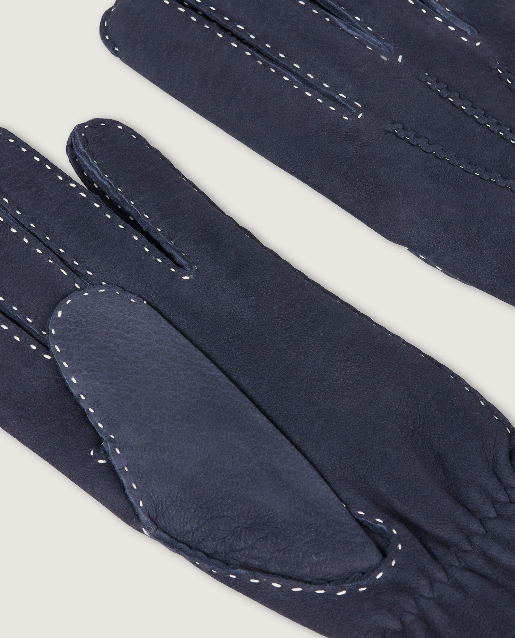 Suede Handschoenen - Donkerblauw