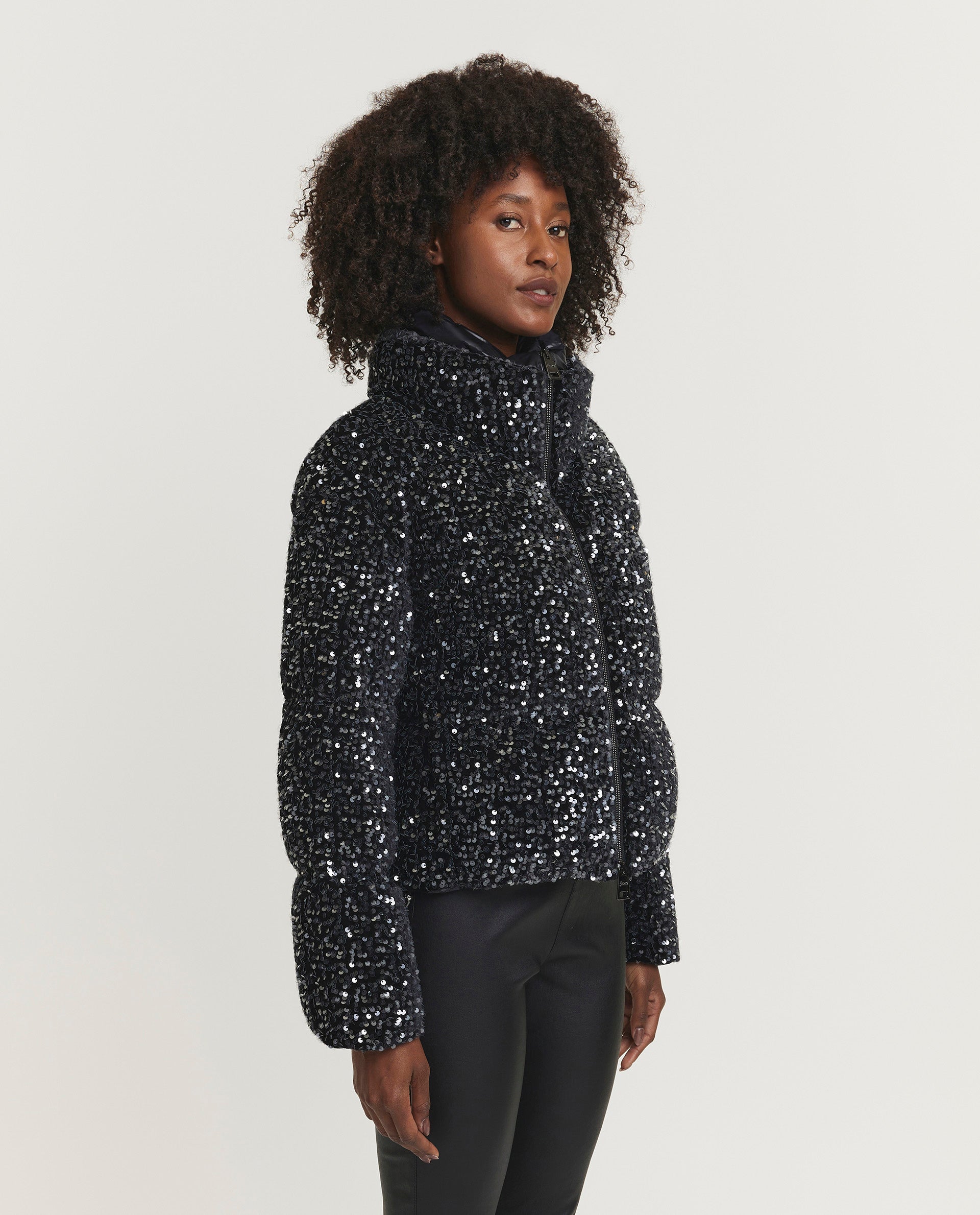 Jacket with sequins 
