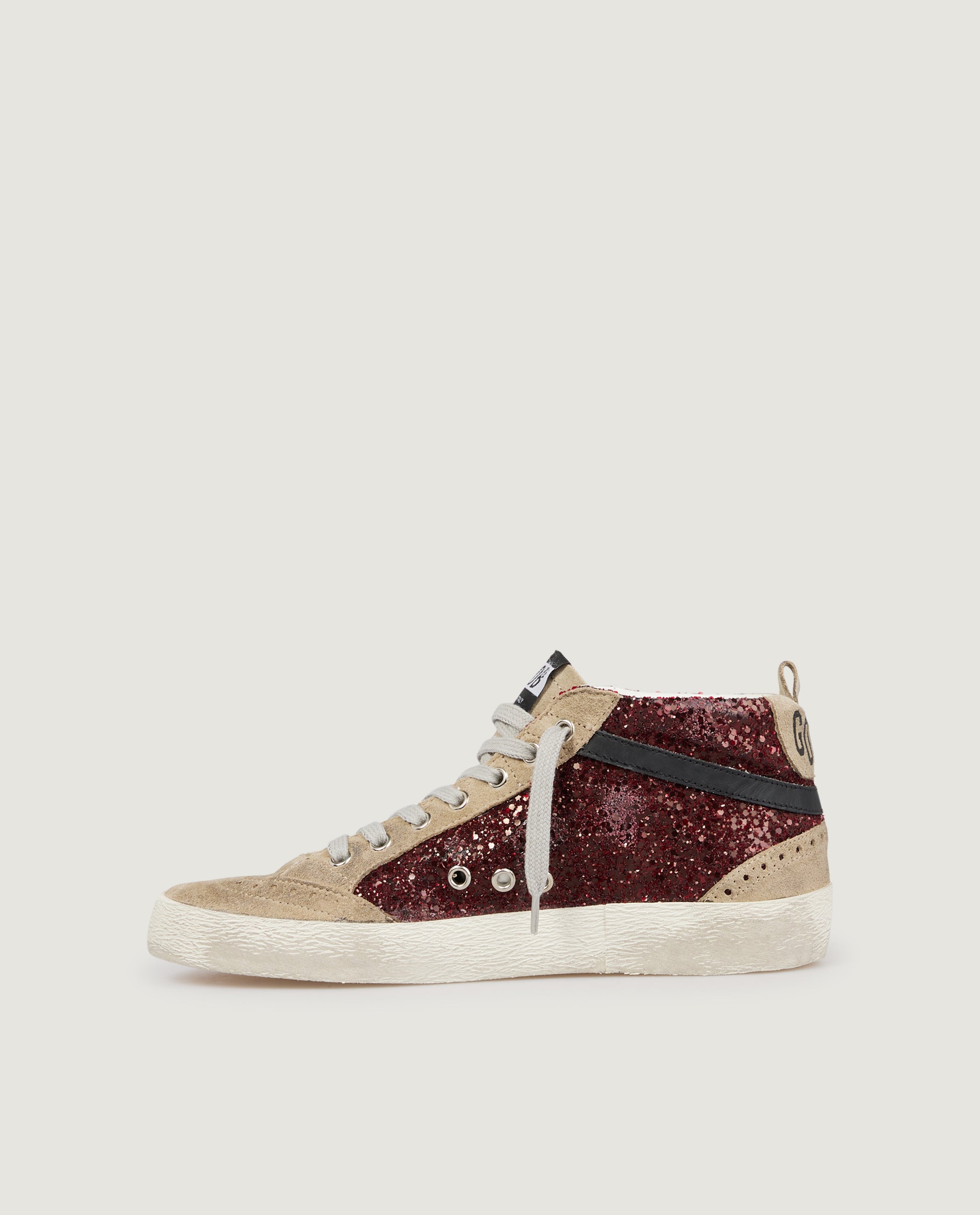 Mid Star Glitter Sneakers
