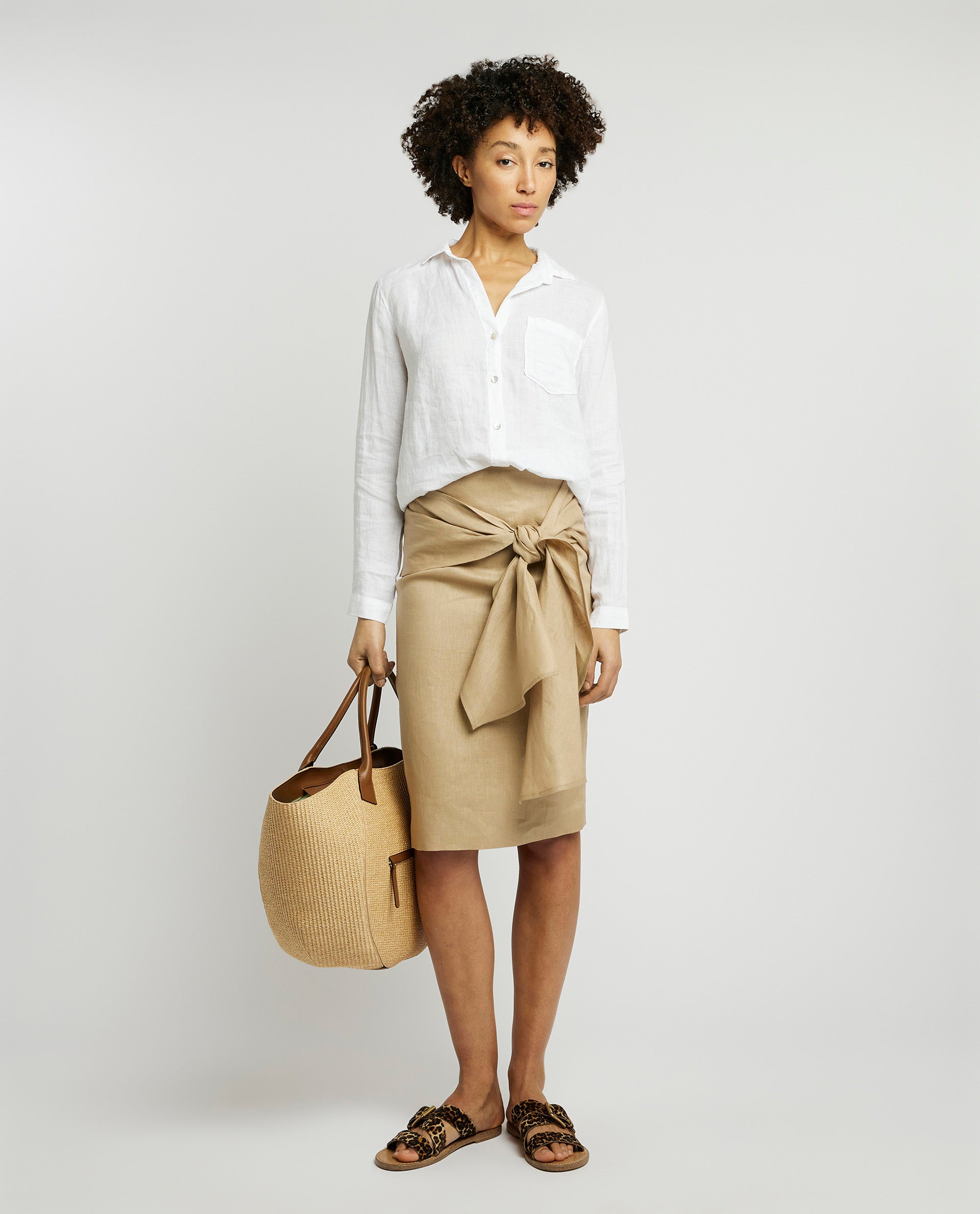 Linen skirt