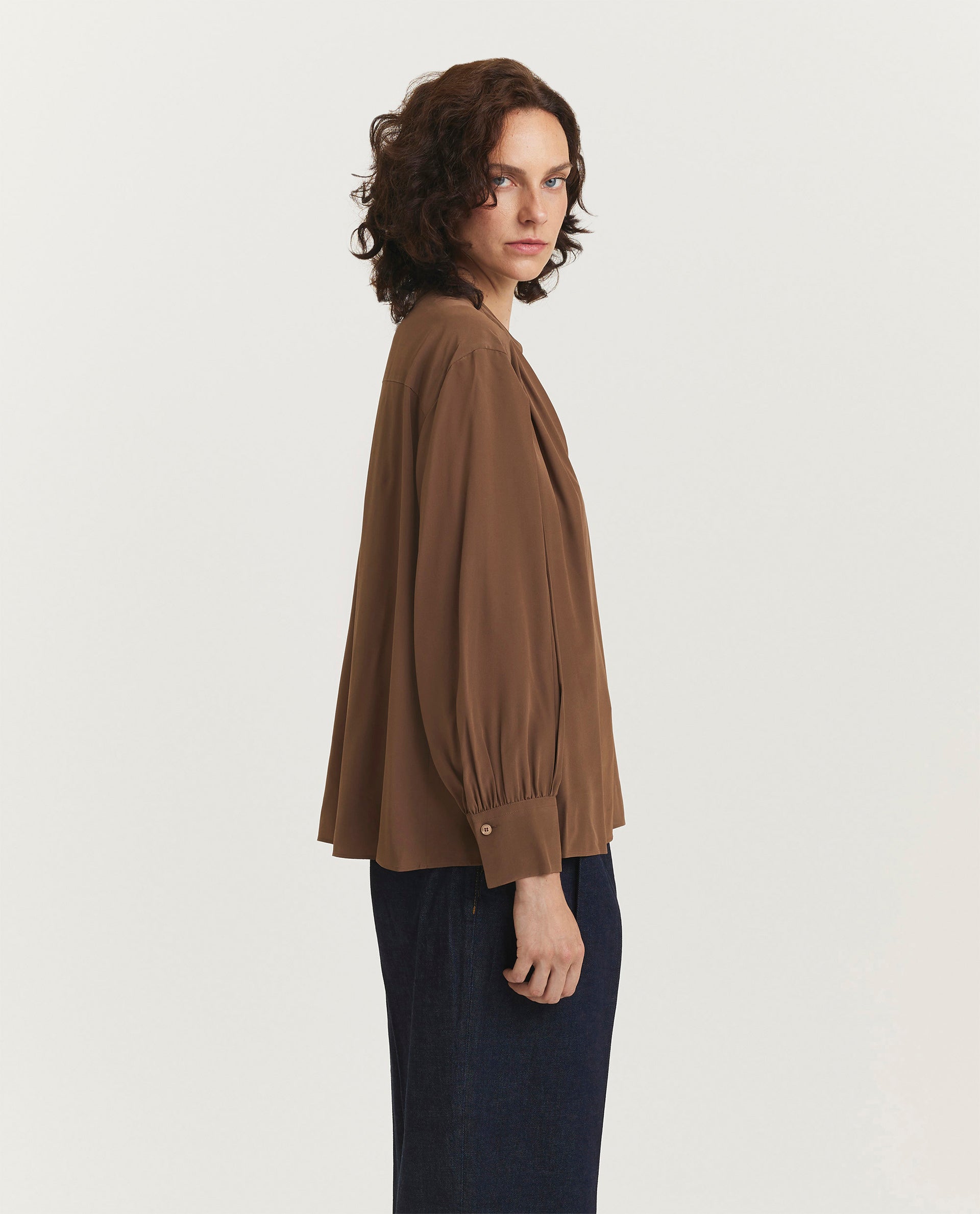 Zijden blouse