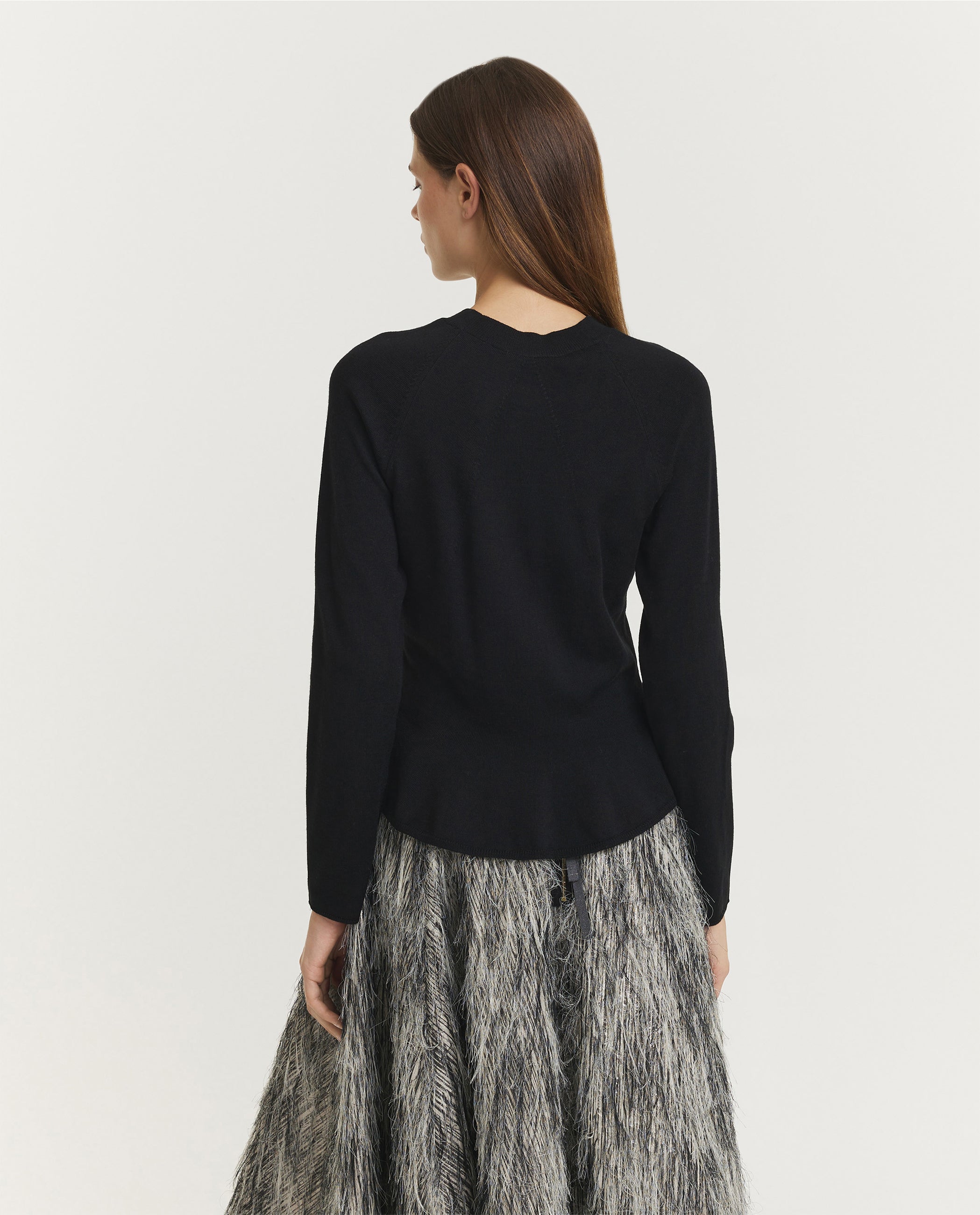 Wool Skirting Crewneck