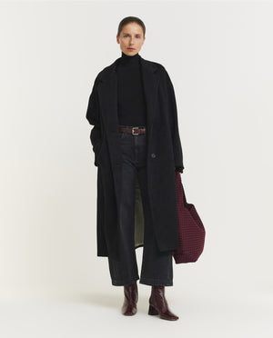 Single Breasted Cocoon Coat