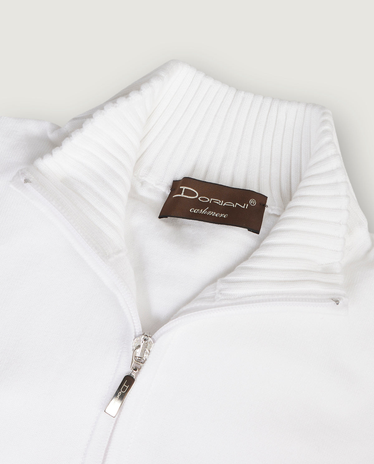 Cotton Half Zip Cardigan