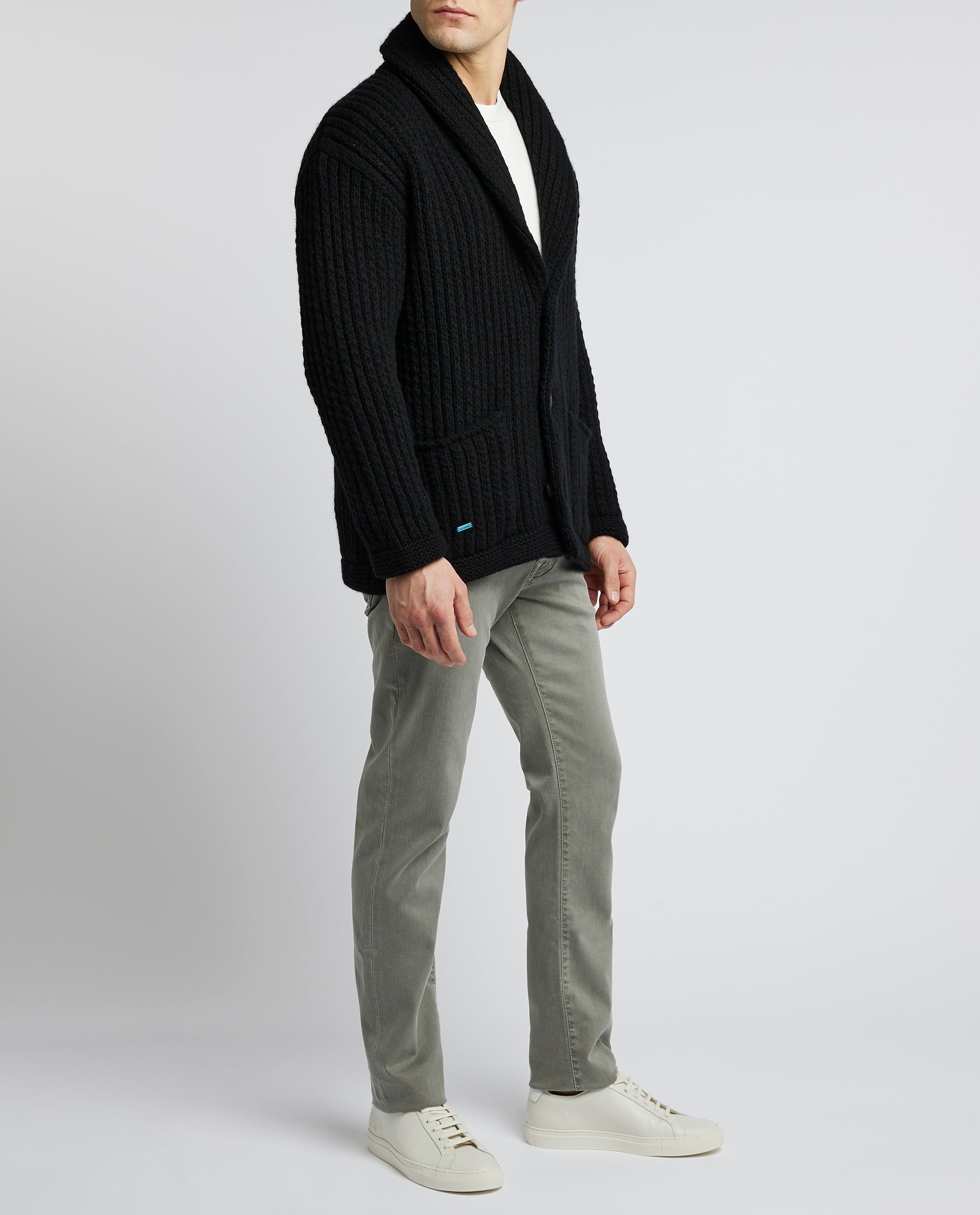 Cashmere-Cotton Cardigan