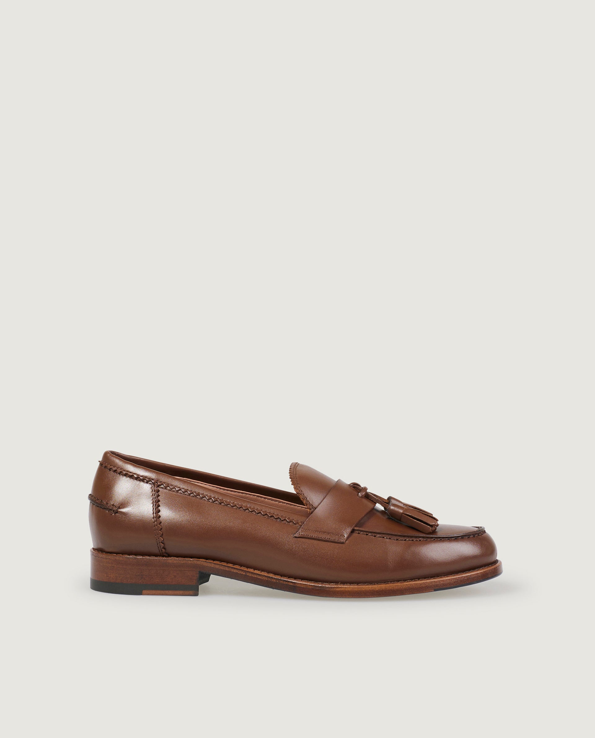 Leather loafers