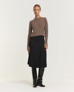 Jeanne Light Crepe Skirt