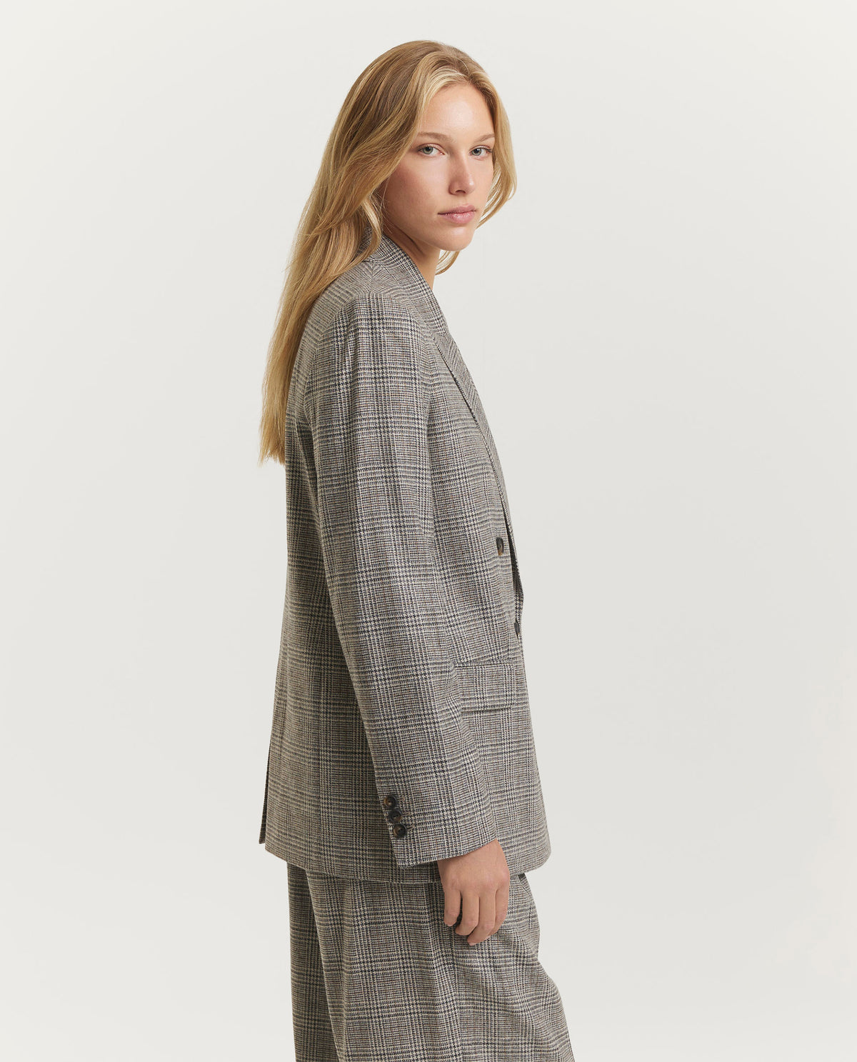 Wool-blend blazer